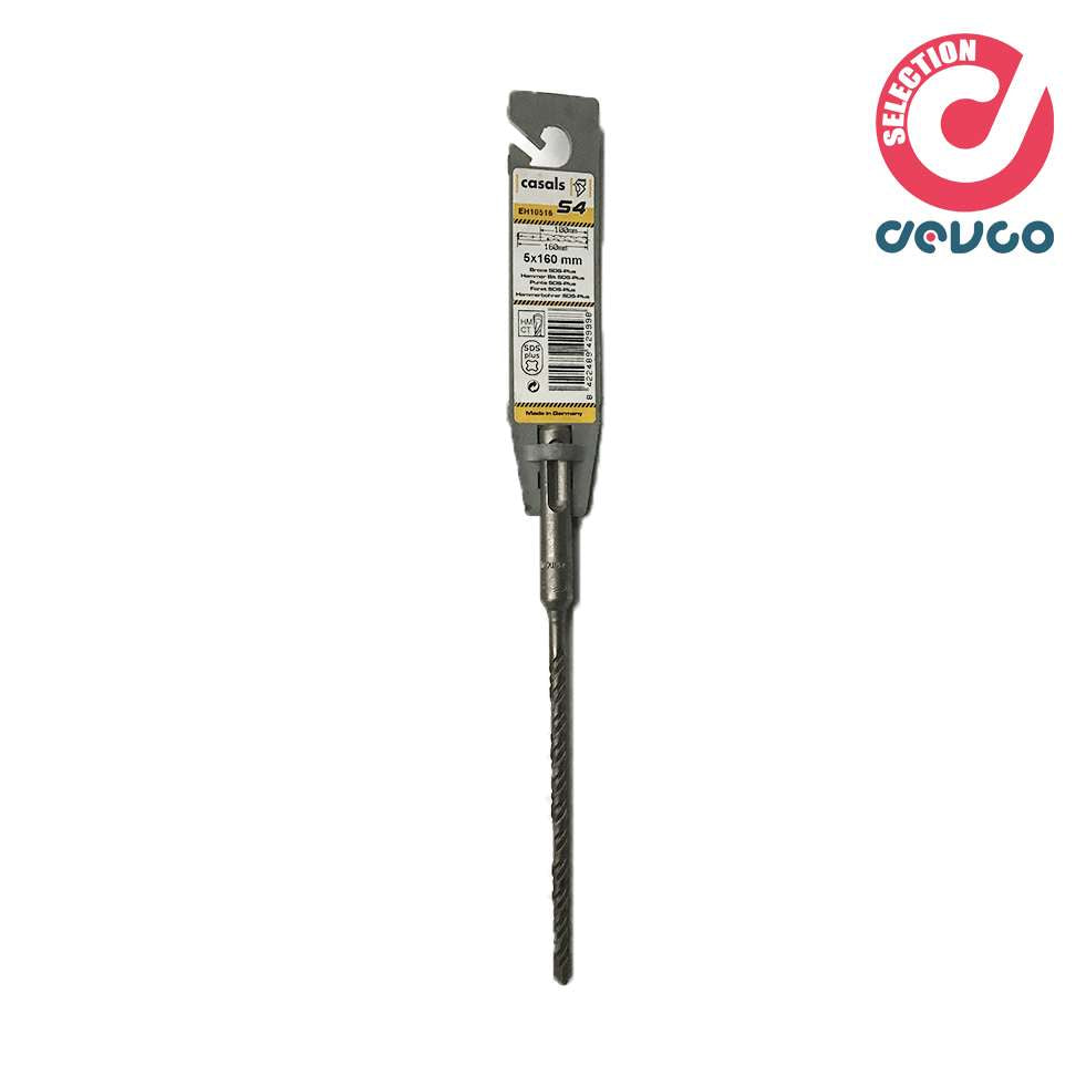 Punta SDS PLUS 5/100/160mm 2 taglienti da muro per tassellatore - Casals