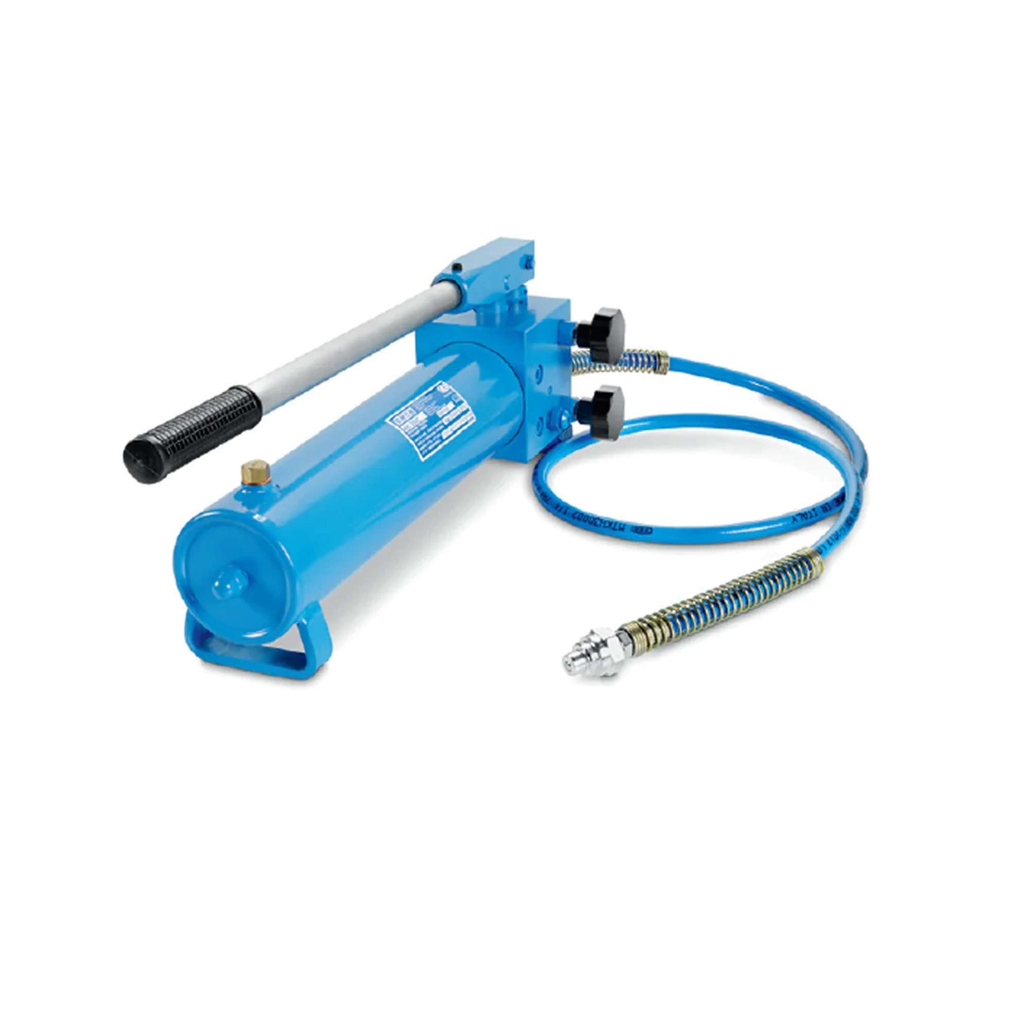 Pompa manuale a due velocità pressione 700 bar serbatoio 2400 cm OMCN 358/L