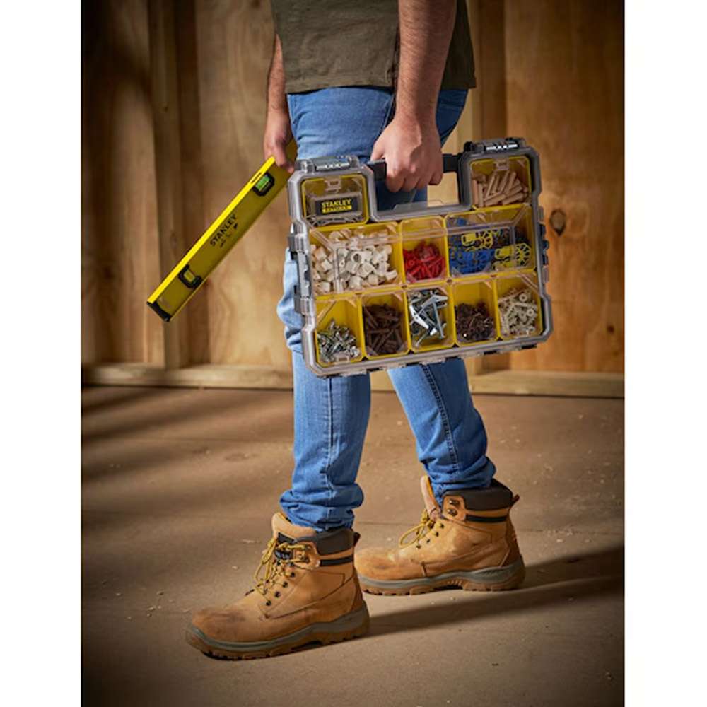 Valigetta organizer professionale con chiusure in metallo Stanley 97517