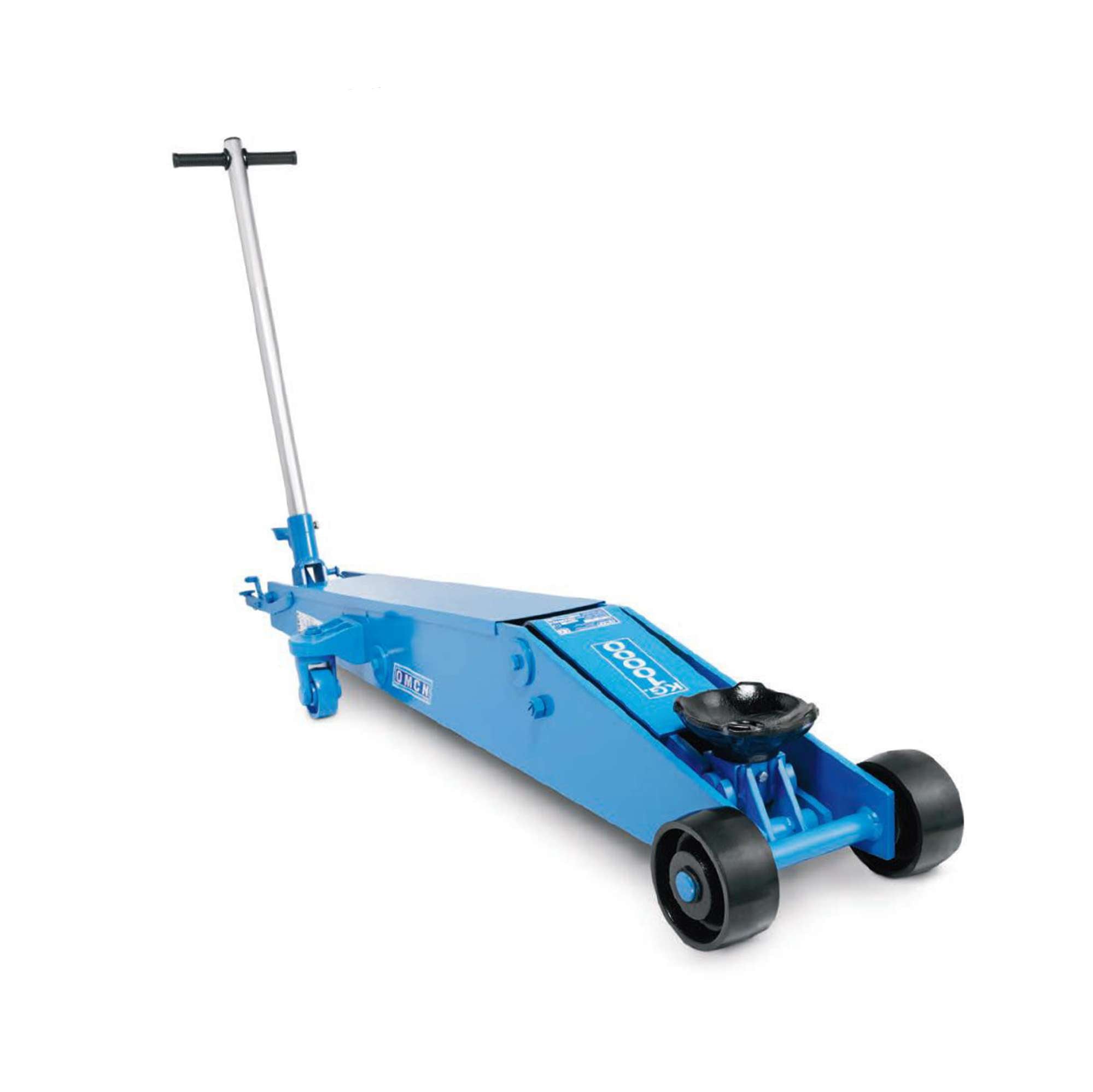 Sollevatore idraulico a carrello portata 10000 kg alzata 630mm - OMCN 122