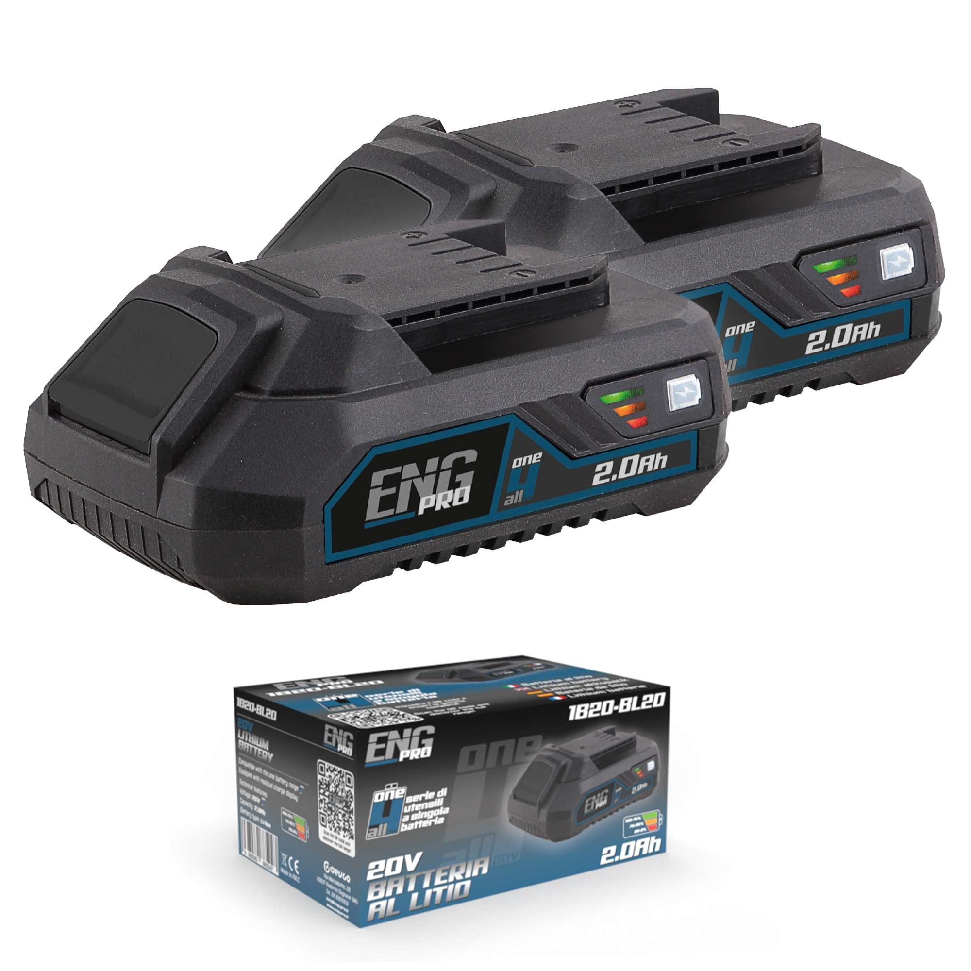 Batteria 20V 2.0 Ah ONE4ALL - ENG PRO