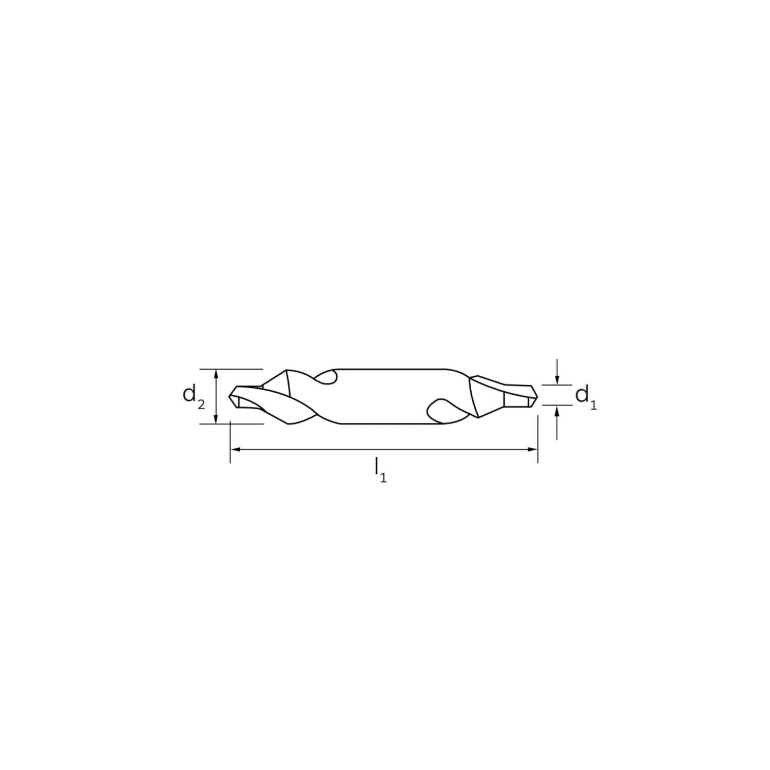 Punta cilindrica per forature profonde tipo STL DIN 340 - ILIX