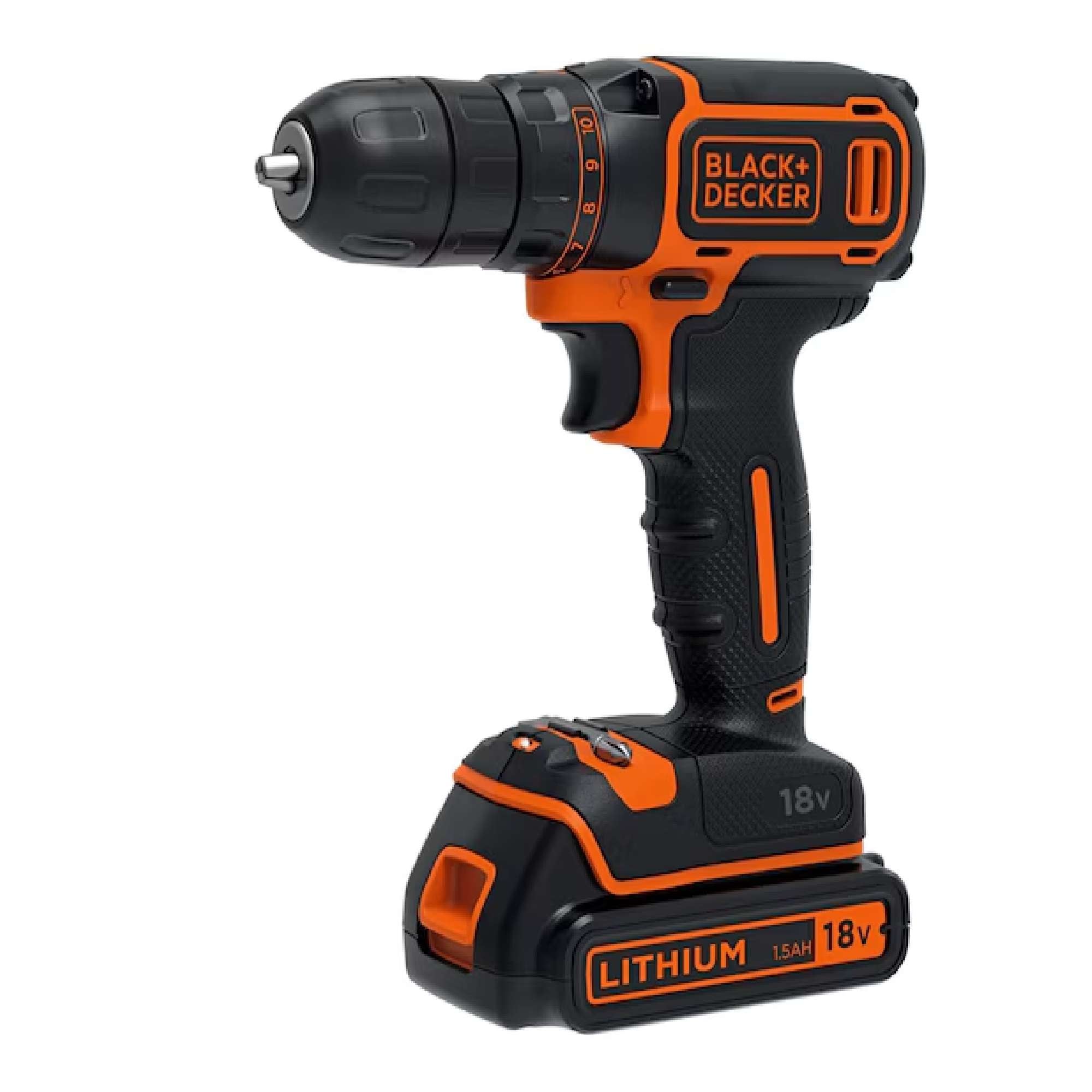 Trapano avvitatore 18V + doppia batteria - Black&Decker BDCDC18KB-QW