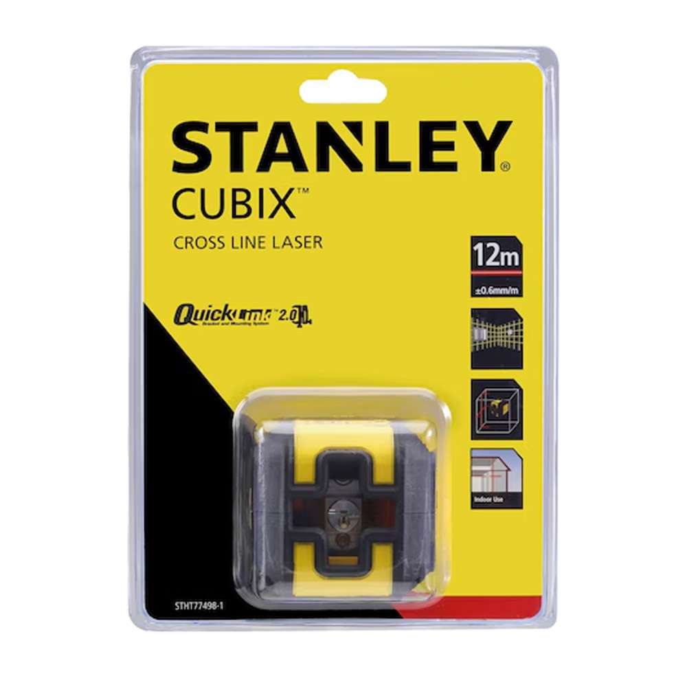 Livella laser raggio rosso Cubix Stanley 77498