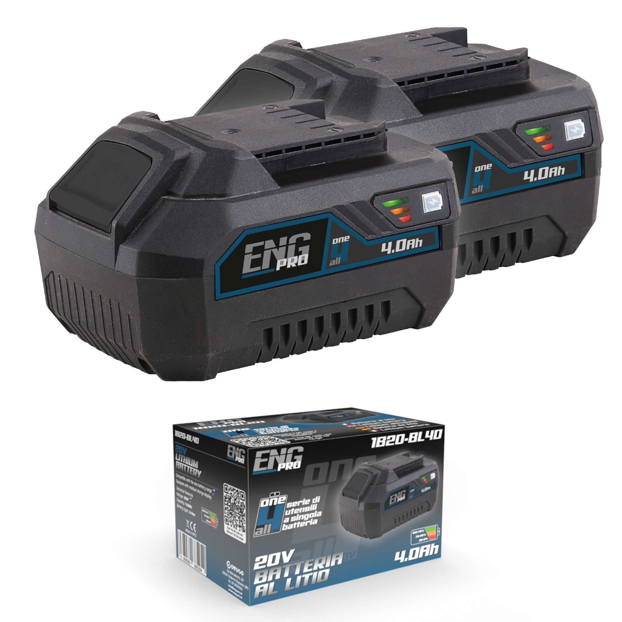 Batteria 20V 4.0 Ah ONE4ALL - ENG PRO