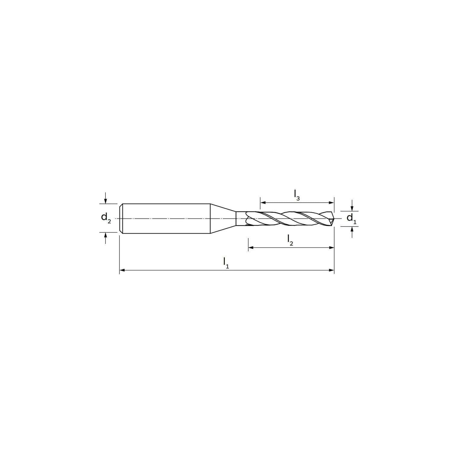 Punta microdrill in MDI 20XD 1,5 - ILIX