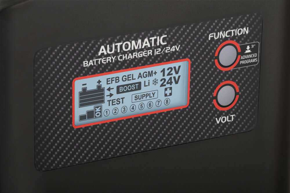 Caricabatterie tester elettronico per batterie 50 EVO 230V 12V/24V - 807611