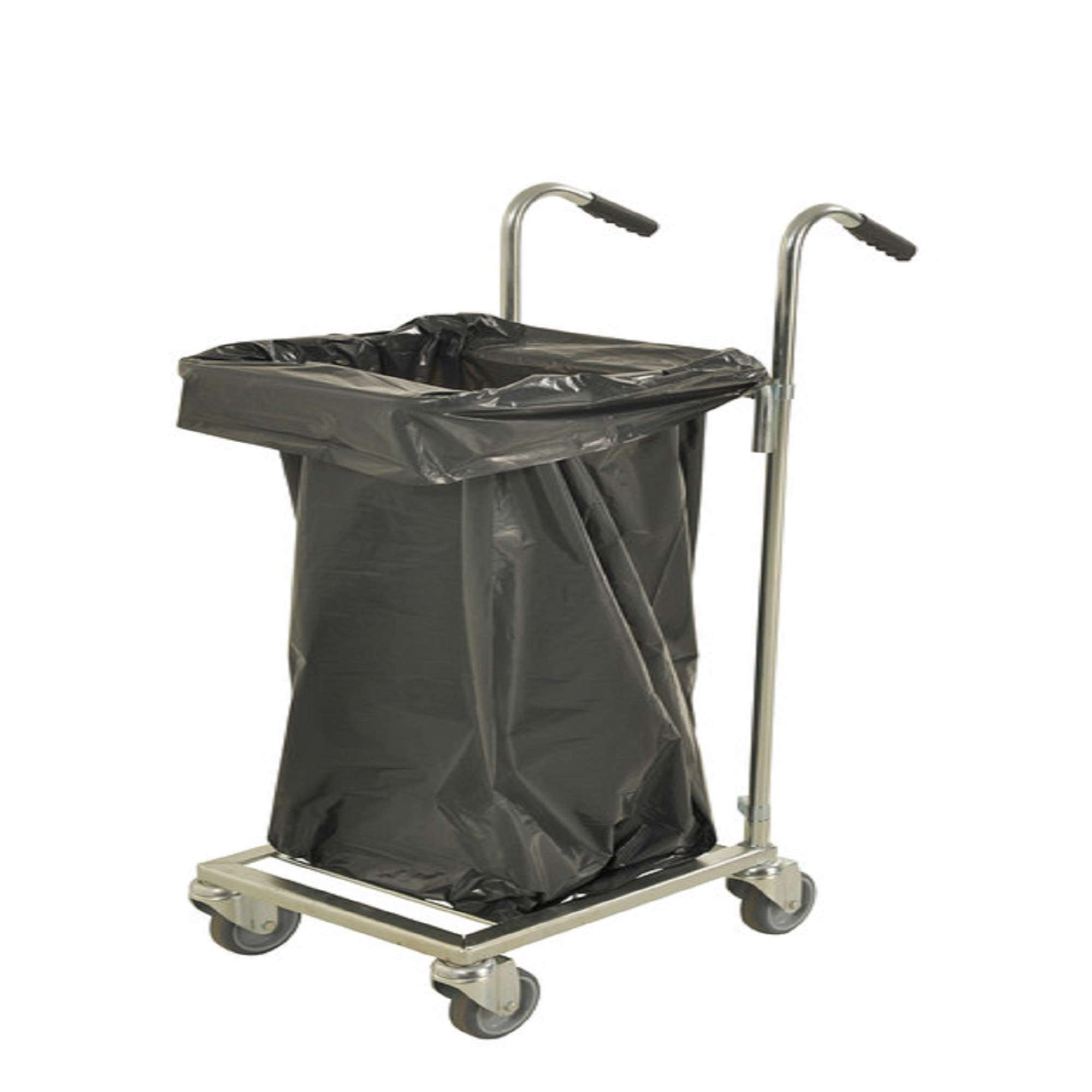 Carrello porta sacco ergonomico, ideale per sacchi 125 l - Kongamek KM153-SS