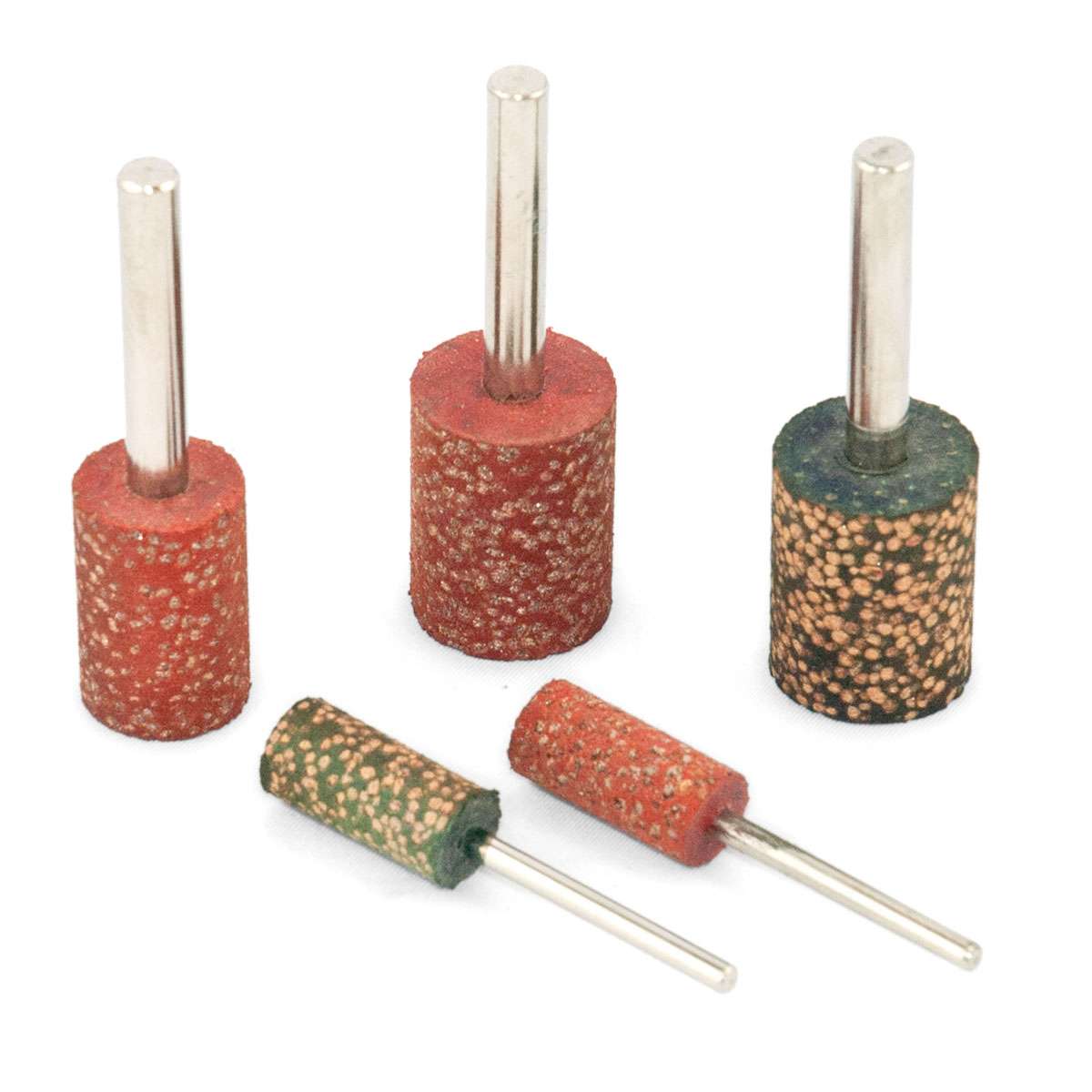 Mola in gomma con sfere abrasive per lucidare D.16x25xG.6 Gr.(80-120) - 25 pz