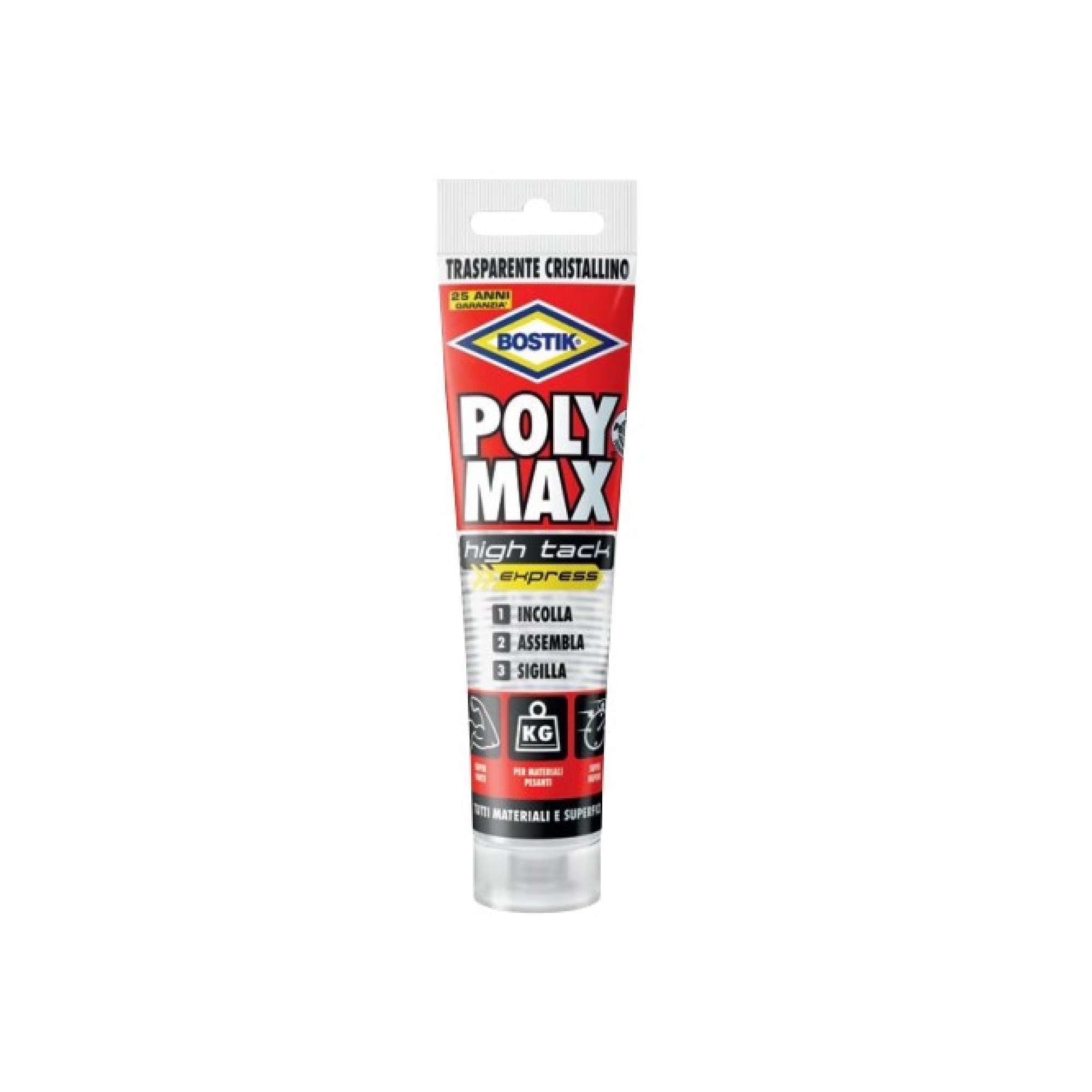 Sigillante.Adesivo Polymax Hte Trasp.Tub. - UHU Bostik 6313747