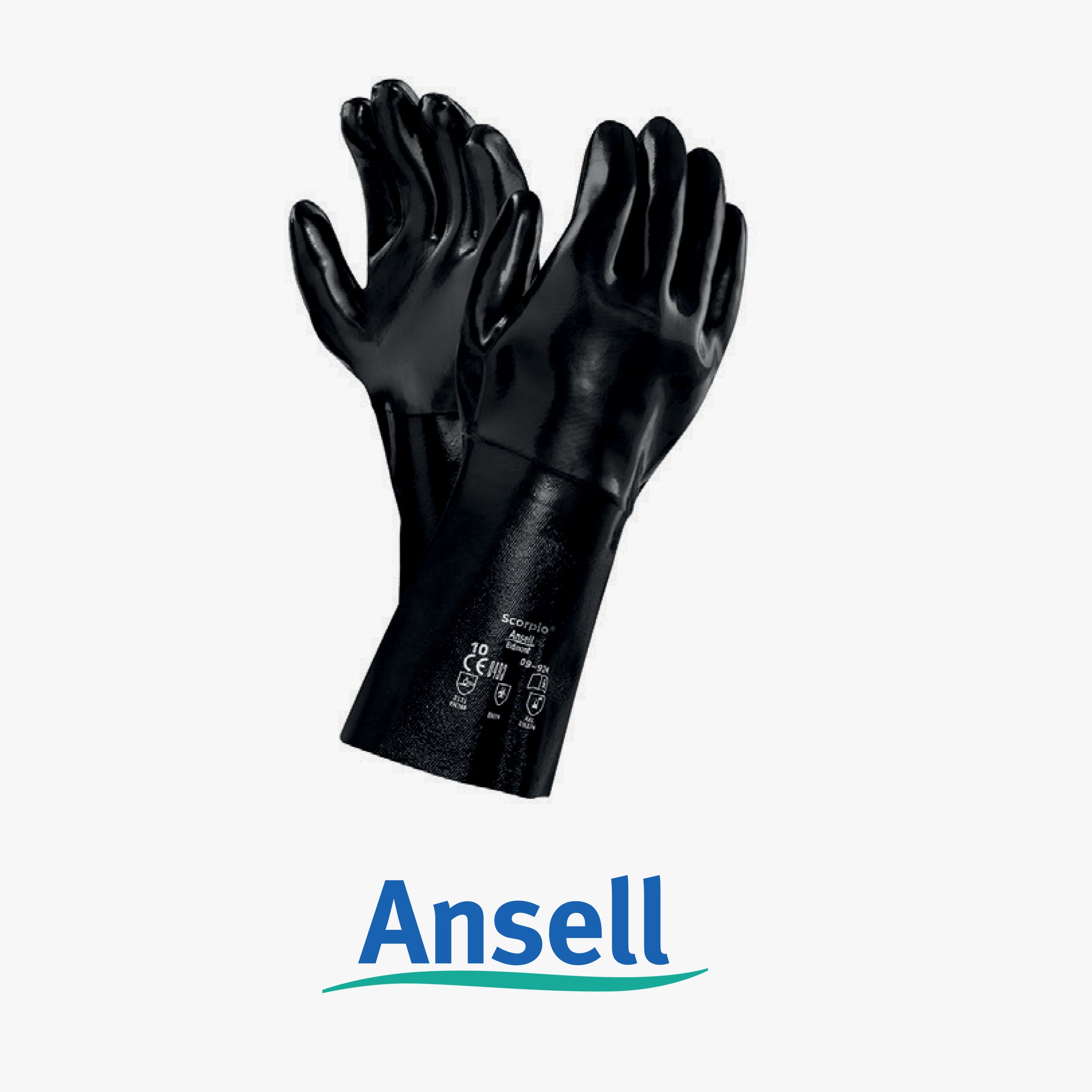 Guanti in Neoprene nero - Taglia 10