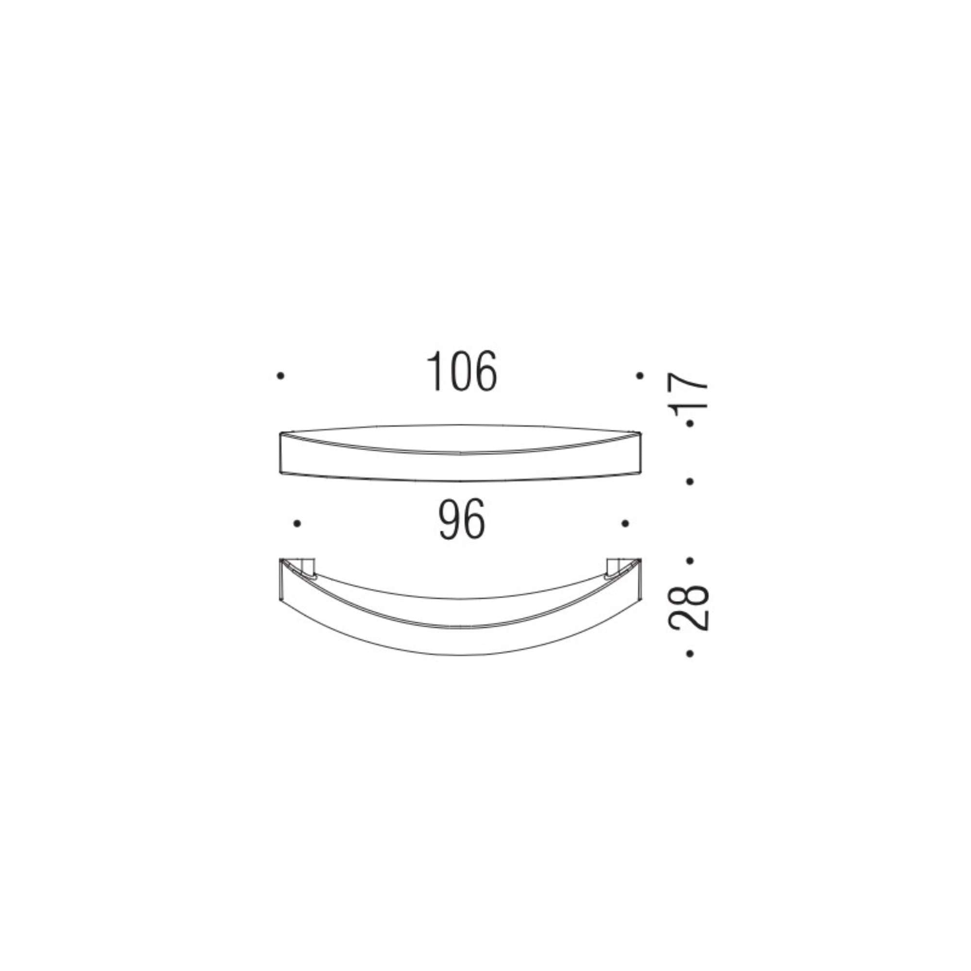 Maniglia F107/D INT.96 CR CROMO - Colombo Design F107/D-CR