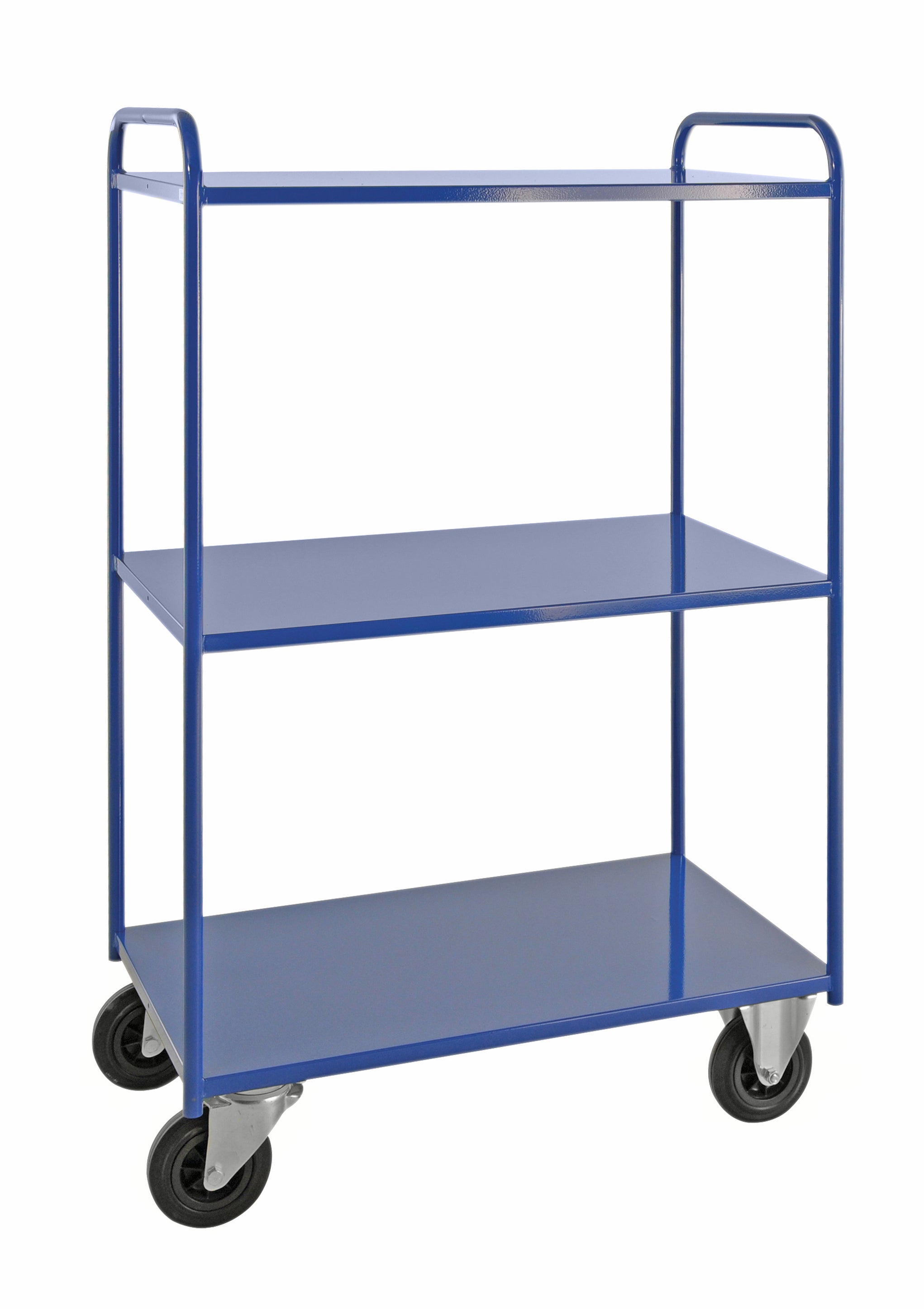 Carrello robusto in lamiera 3 ripiani Blu KM4144-B Kongamek