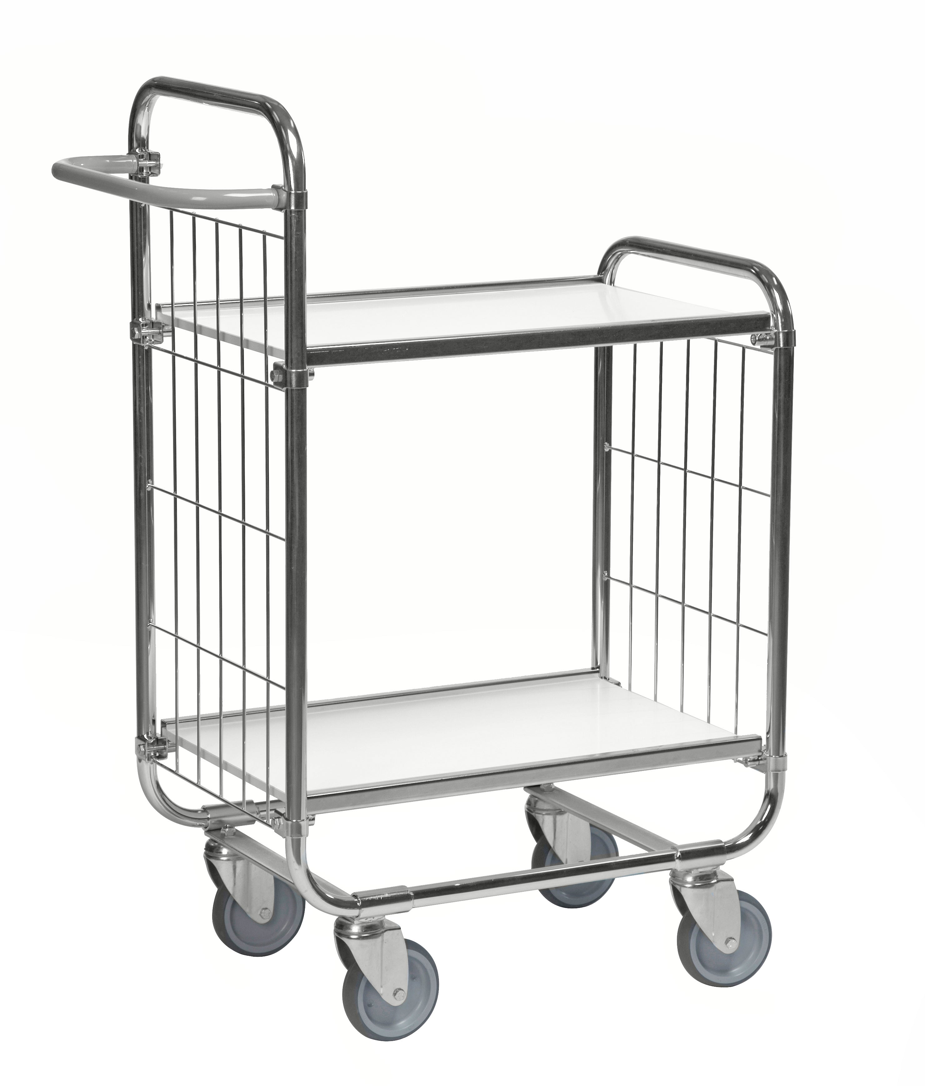 Carrello porta tutto flessibile bianco 1395x470x1120 - Kongamek KM8000-2X