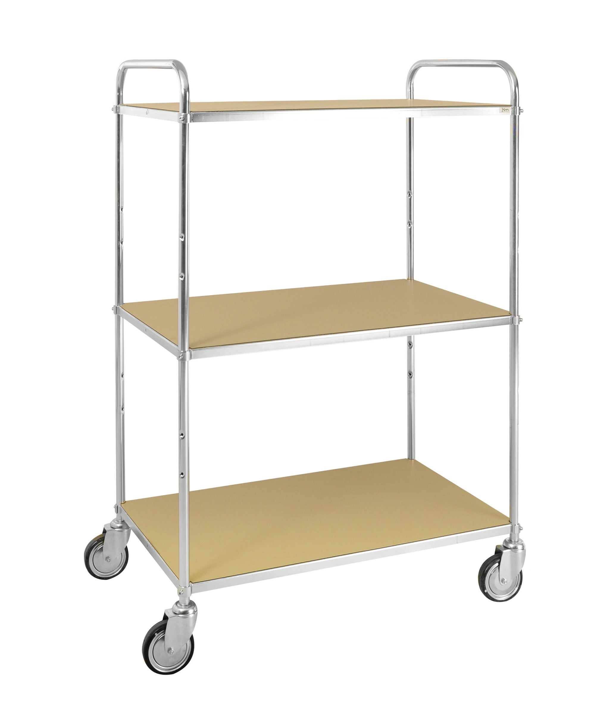 Carrello portatutto ESD con 3 ripiani 980x585x1445mm - Kongamek KM4123-ESD