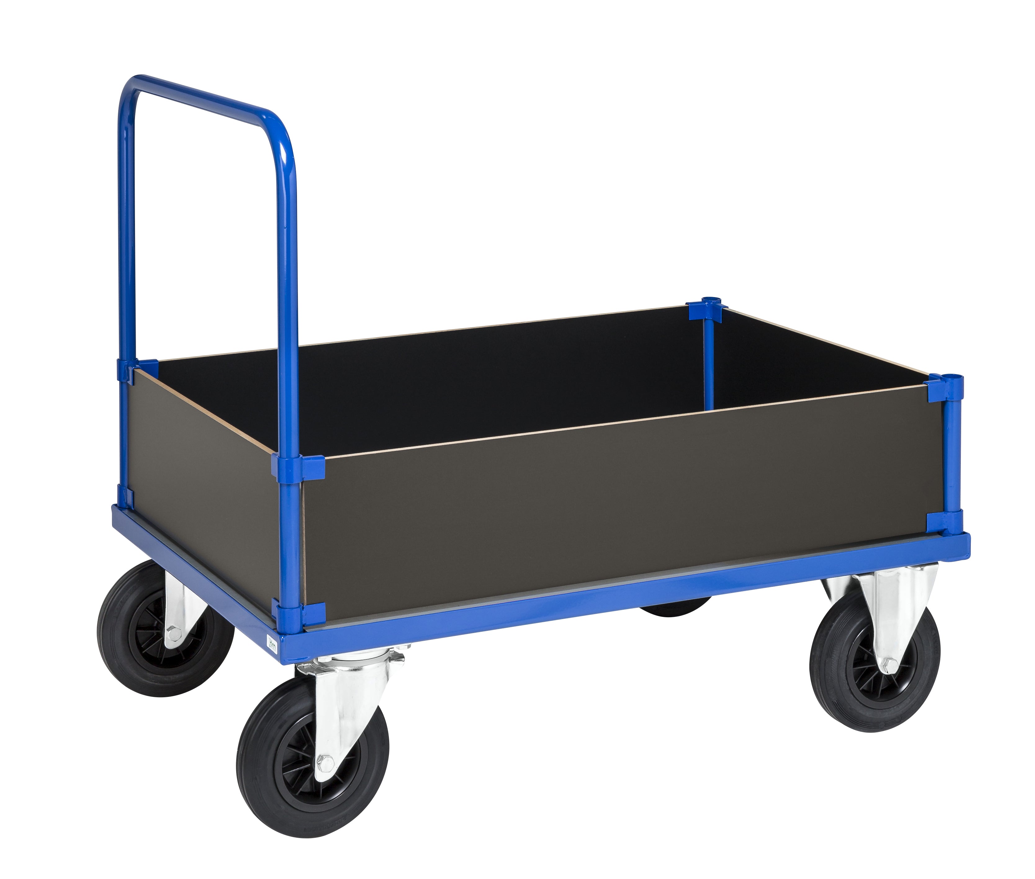 Carrello contenitore con freno 1200 x 800 x 900 carico 500K Kongamek KM435-3LB