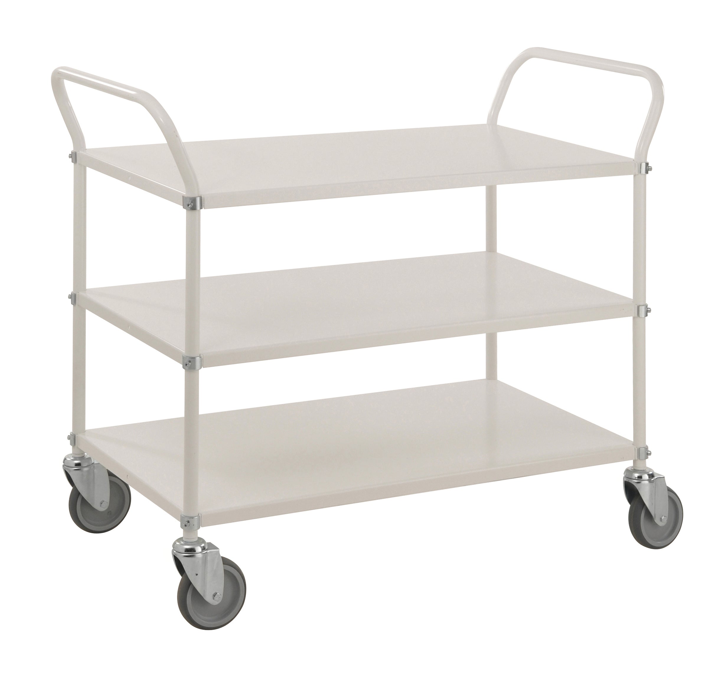 Carrello Bianco con 3 ripiani L x P x H (mm) 1080x480x940 - Kongamek KM4106