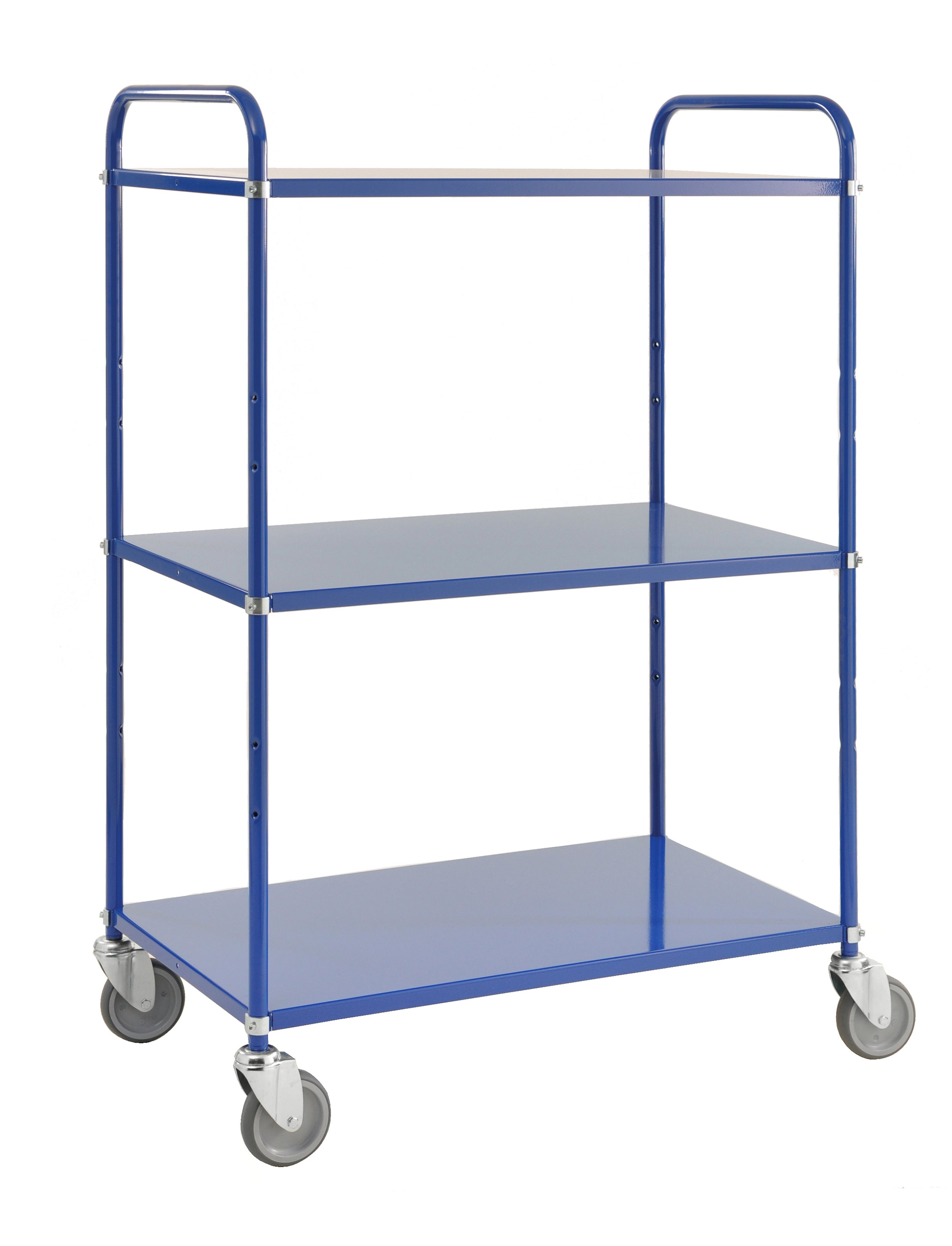 Carrello Blu portatutto leggero con 3 ripiani 980x585x1445 - Kongamek KM4123-B