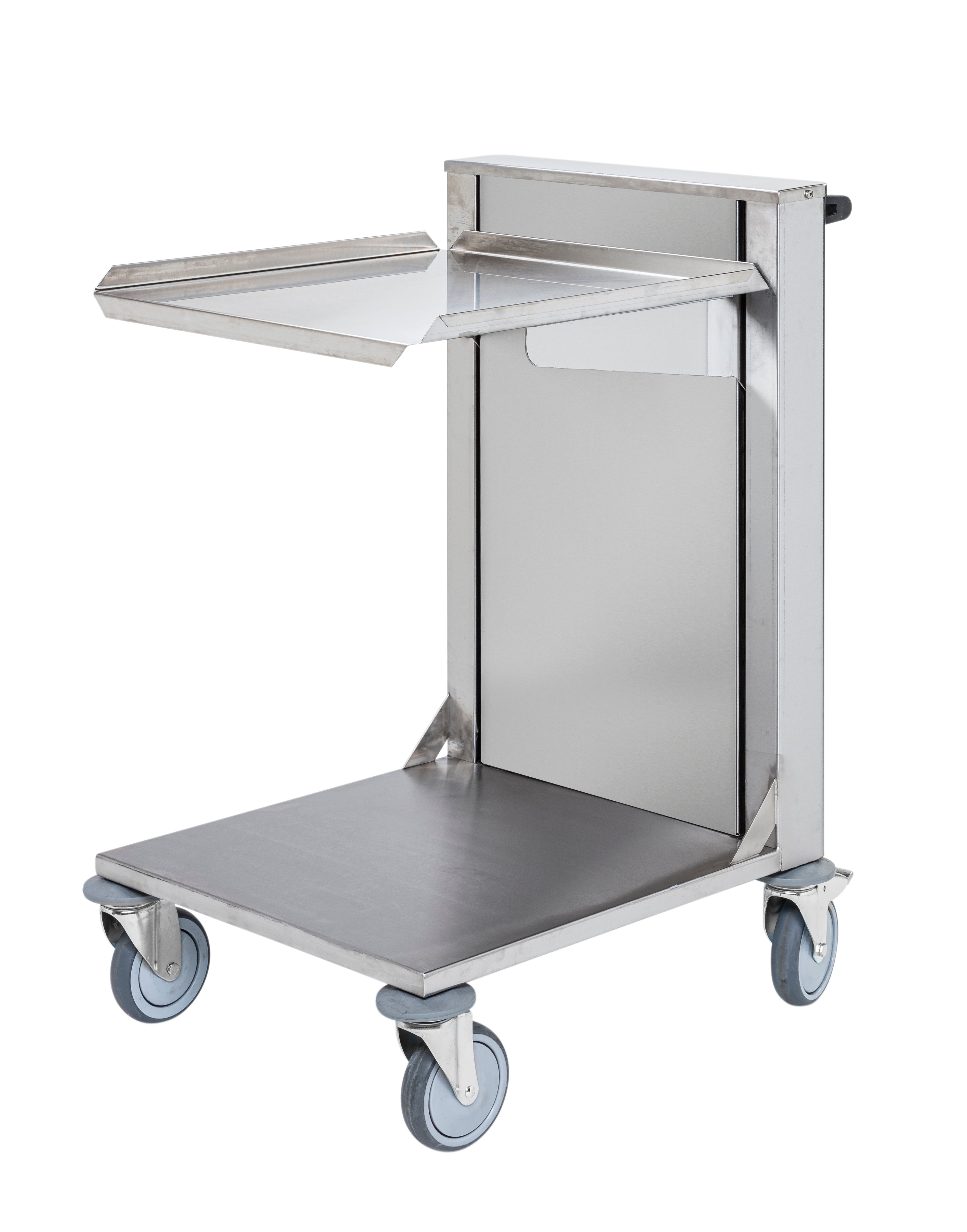 Carrello contenitore C3 2 ripiani, freni 600 x 530 x 900 - Kongamek KM4202-RF