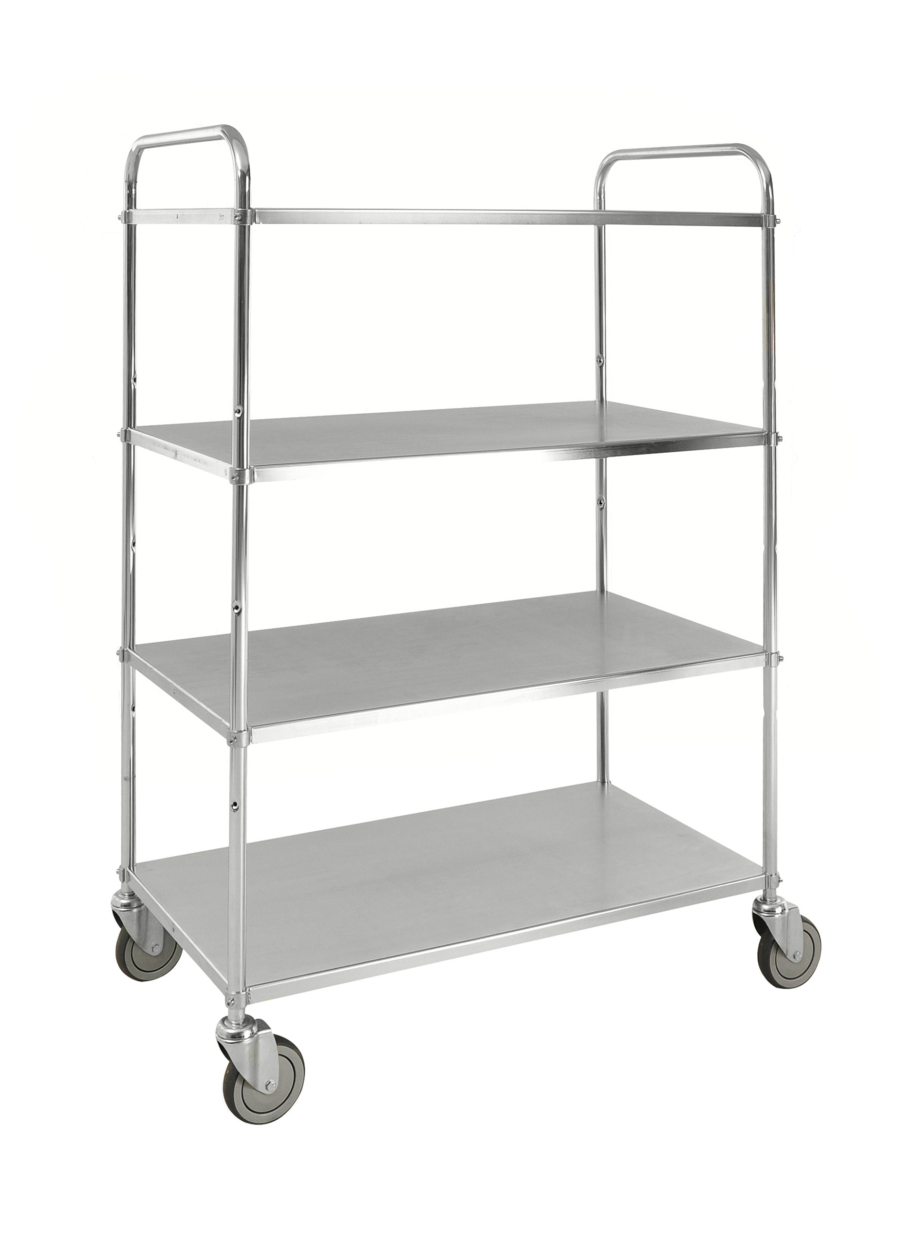 Carrello portatutto leggero, 4 ripianin Elettro galvanizzato - Kongamek KM4125-B