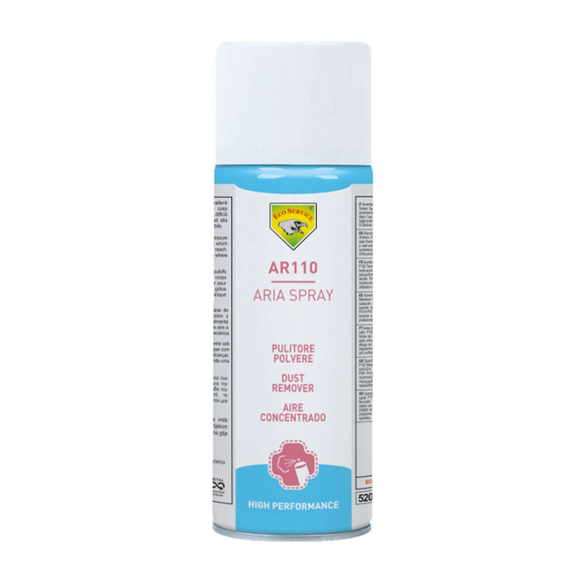 Aria Spray 400ml per rimuovere polvere e corpi estranei - Eco Service AR110