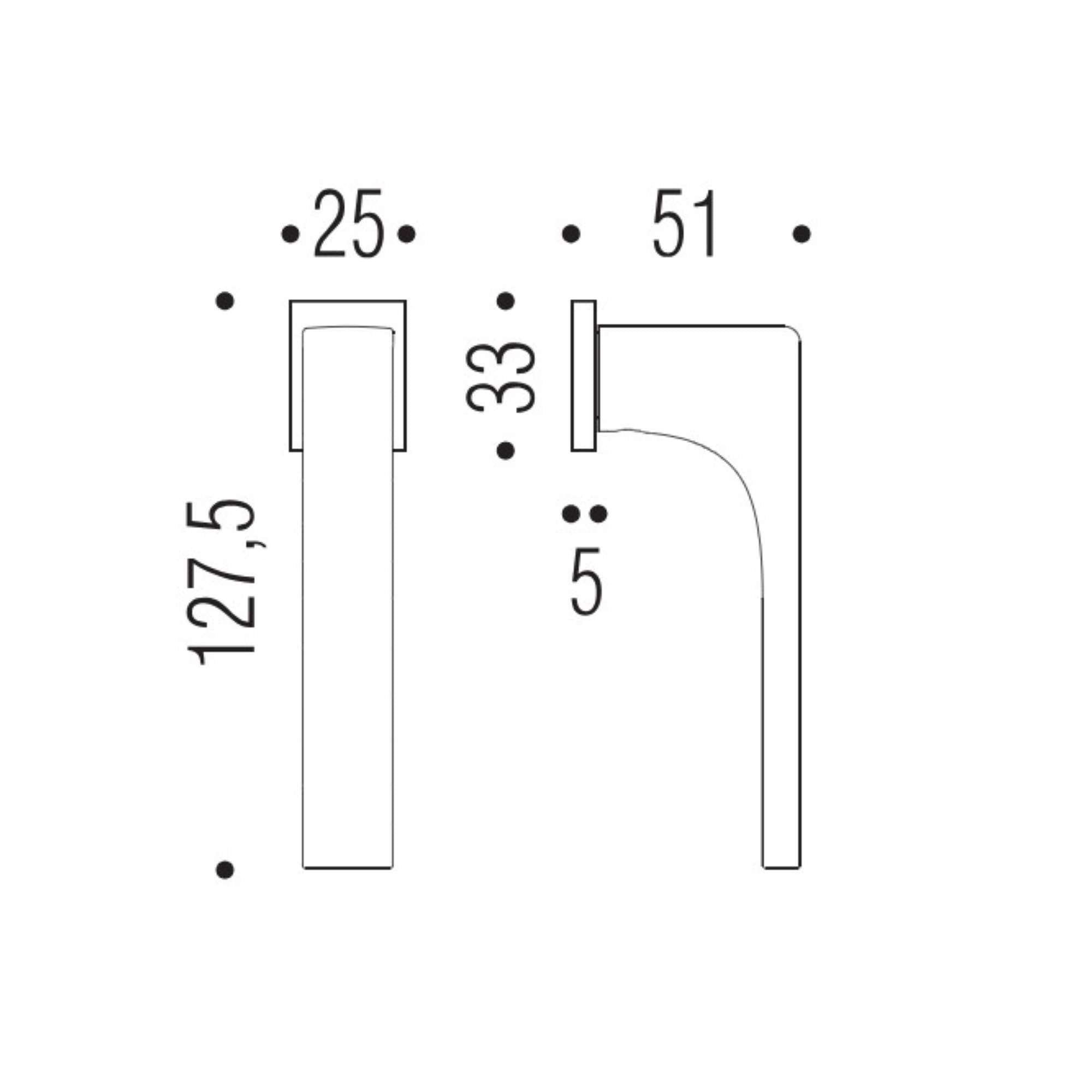 Maniglia robocinques cromat - ID72DK0SM-CM