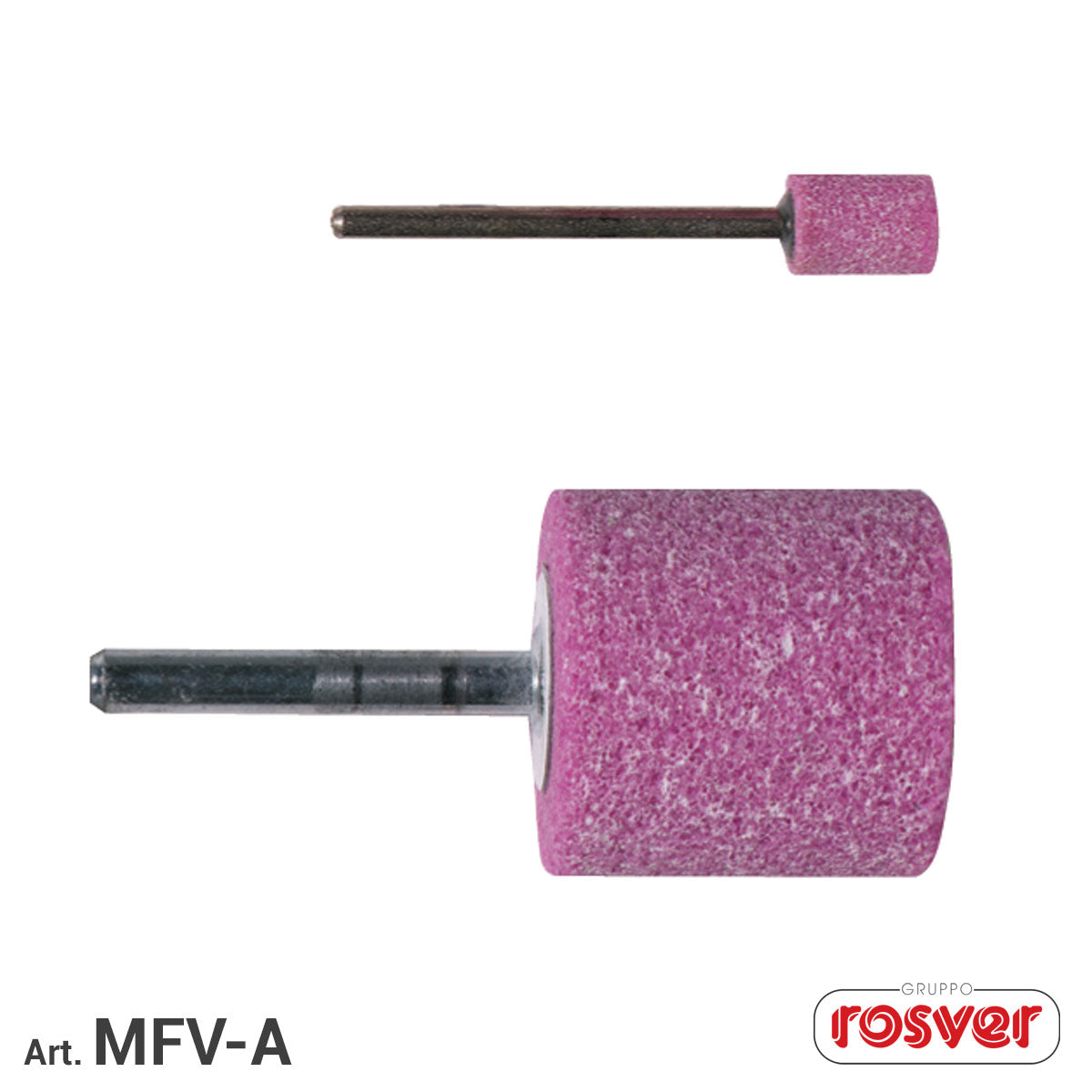 Molette Cilindriche Rosa - Rosver - MFV-A D7 - Conf.25pz