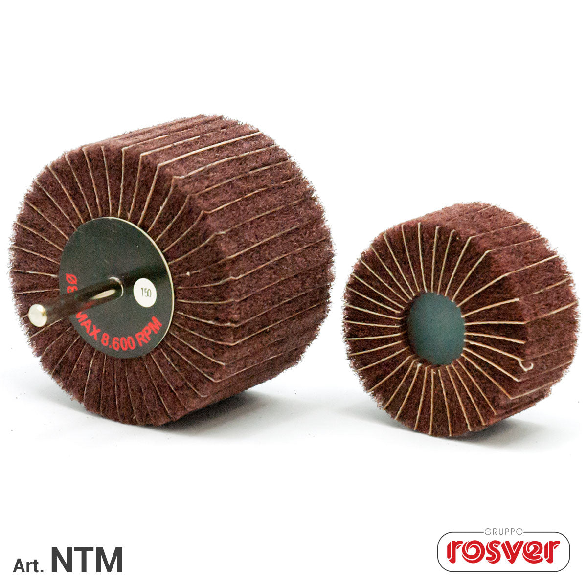 Ruote Abrasive Miste con Gambo - Rosver - NTM D.30x30x6 - Conf.10pz