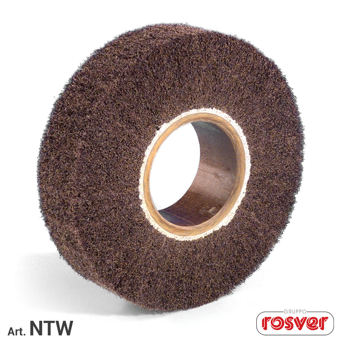 Ruota Non Tessuto D.250x50x115 per Satinatura metalli e pulizia ossidazioni 3pz