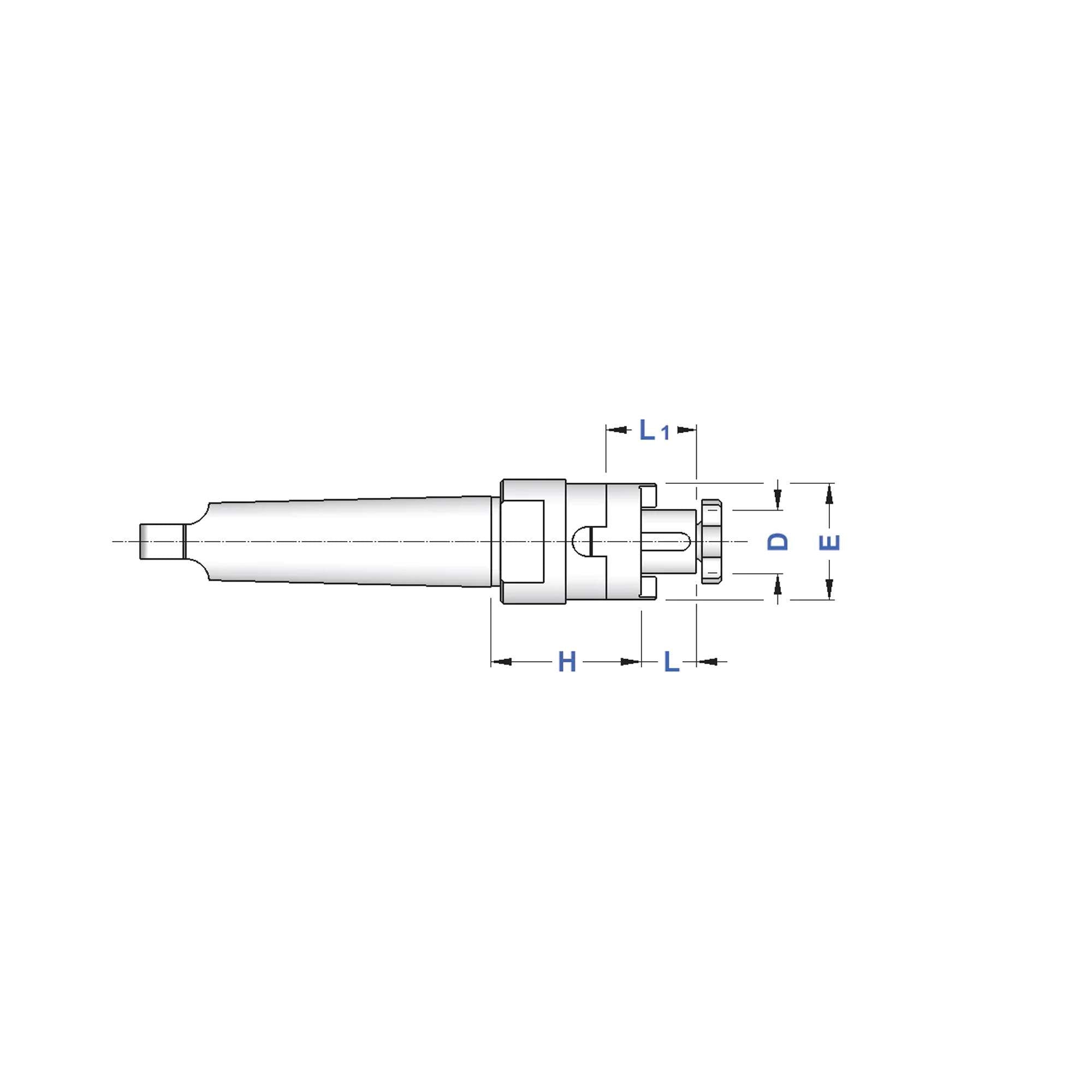 Portafrese combinati CM 4 con tenone D.32 COMBI / H 55 - Gait 0865