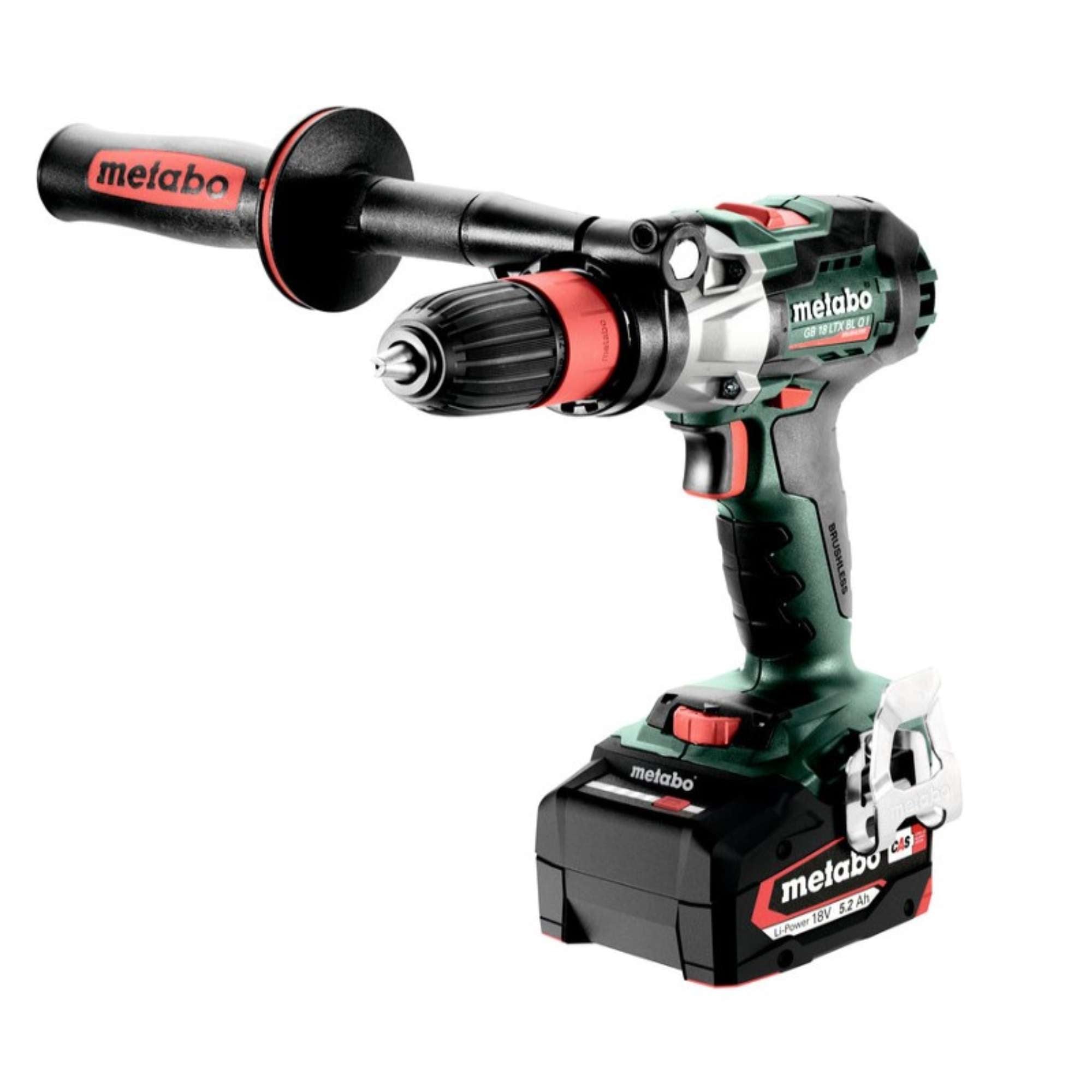 Maschiatrice a batteria, Trapano avvitatore + 2x5.2Ah - Metabo GB 18 LTX Q I