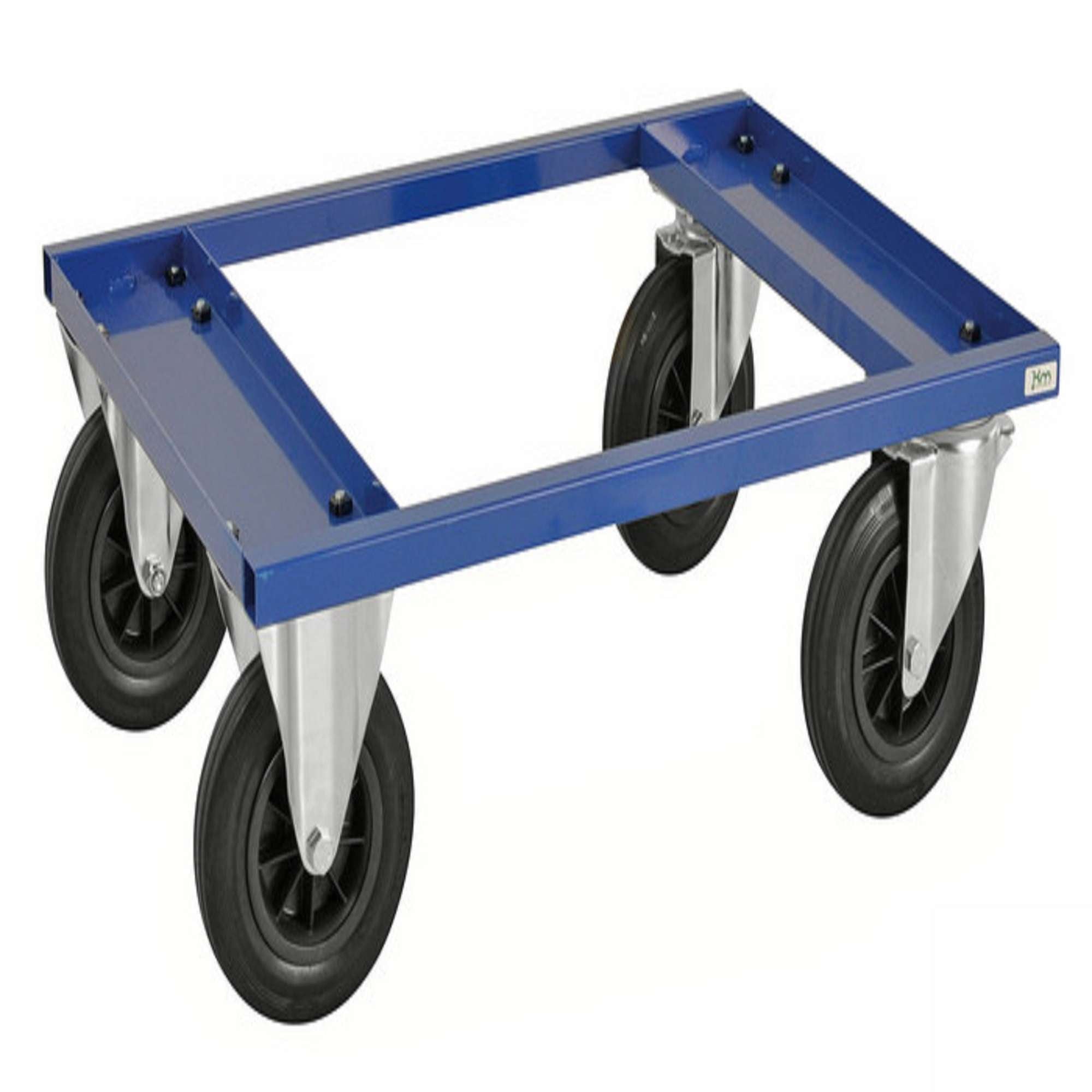 Carrello porta pallet, Blu L x P x H (mm) 800 x 600 x 270 - Kongamek KM217-BH