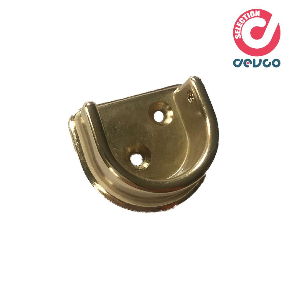 Supporto per tubo appendiabiti diametro 25 mm - Omp Porro - 0841 - 25 ORO