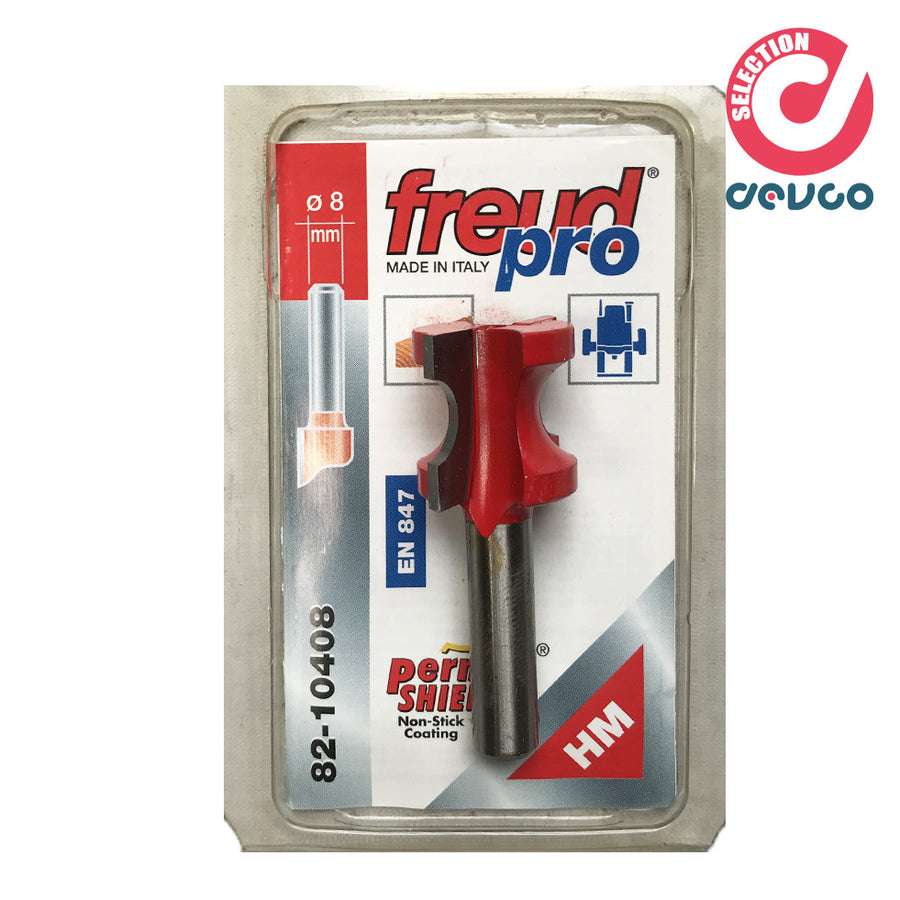 Fresa 2 taglienti per legno diametro 8  Freud - 82-10408