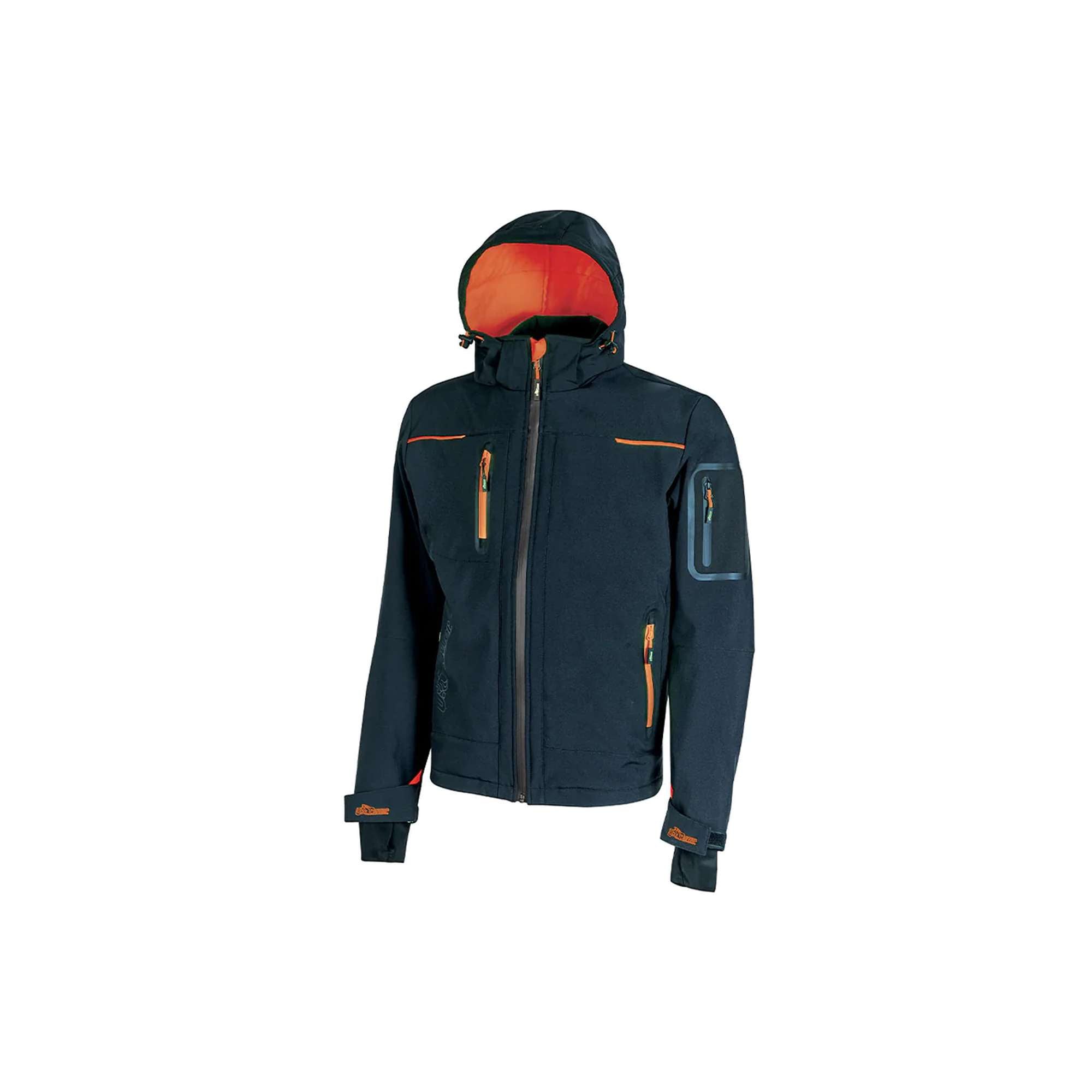 Giacca da lavoro in softshell impermeabile Deep Blue - U-Power SPACE