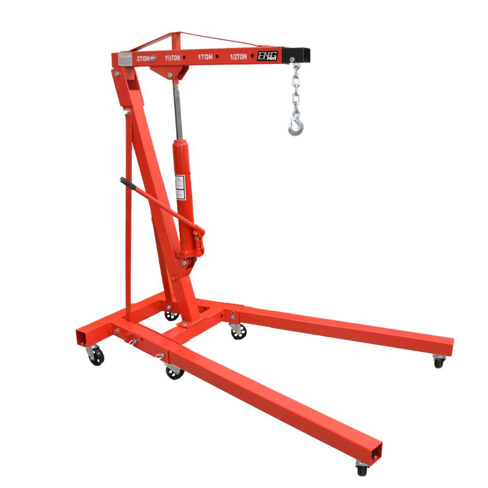 Gruetta idraulica pieghevole manuale officina Gru capretta 2t ENG PRO MA SL P200