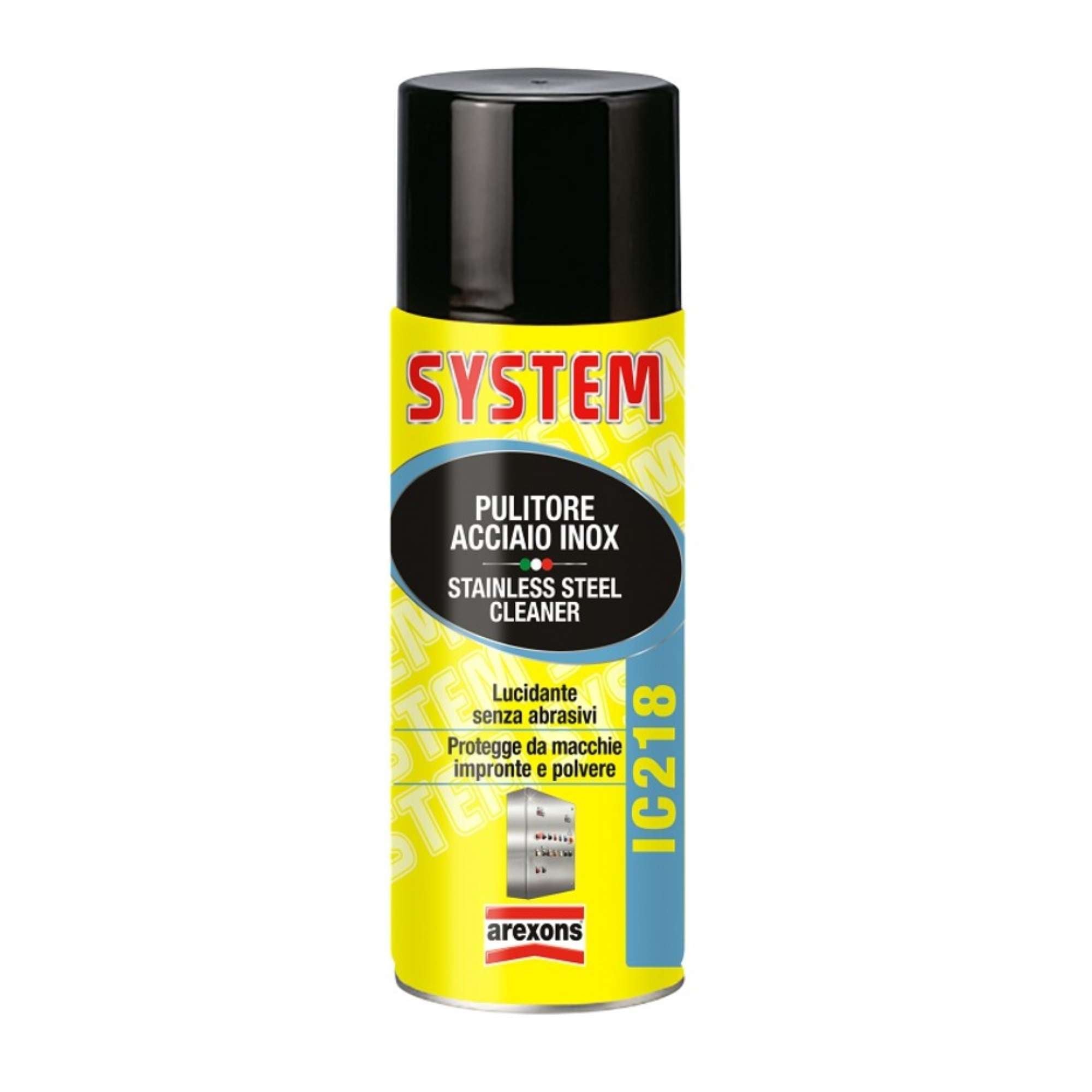 System IC218 Pulitore acciaio Inox 400ml - Arexons 4218