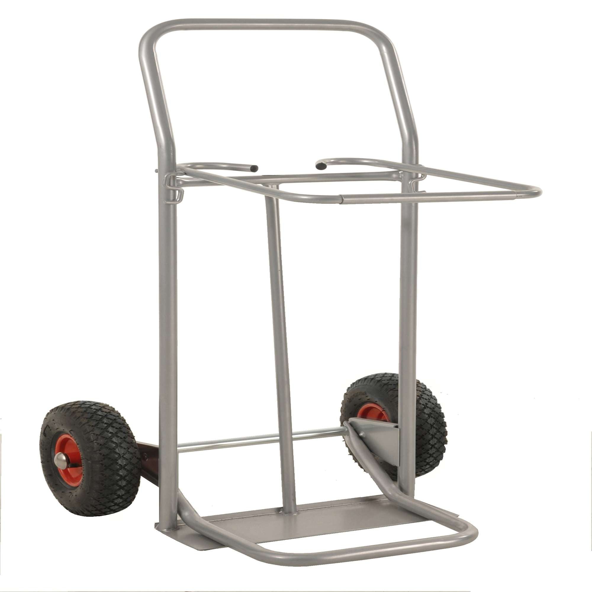 Carrello porta sacco con ruote pneumatiche spesse da 260 mm - Kongamek KM144902