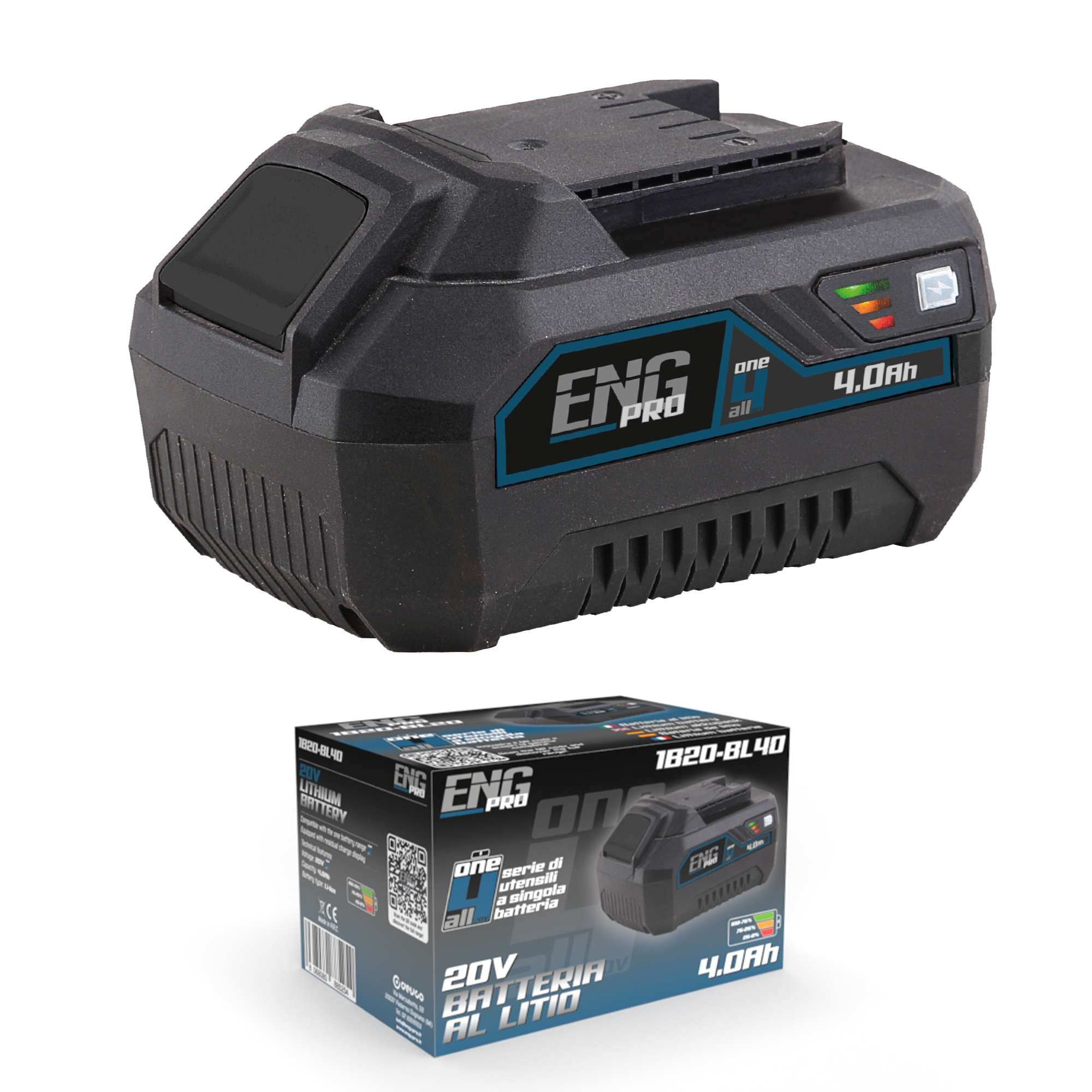 Batteria 20V 4.0 Ah ONE4ALL - ENG PRO