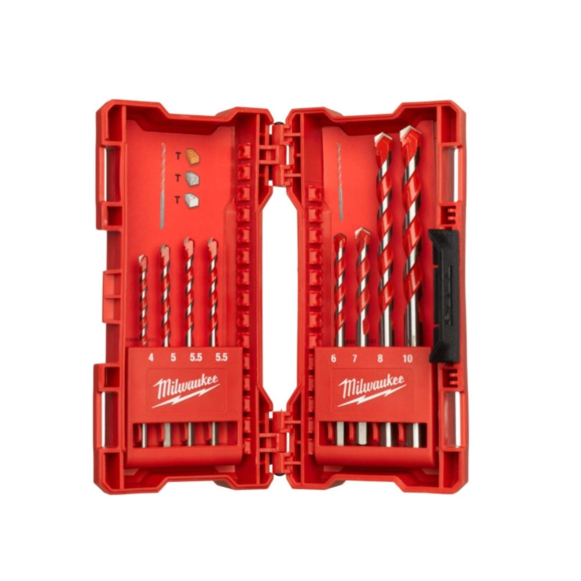 Punte per calcestruzzo Premium 8pz - Milwaukee 4932471193