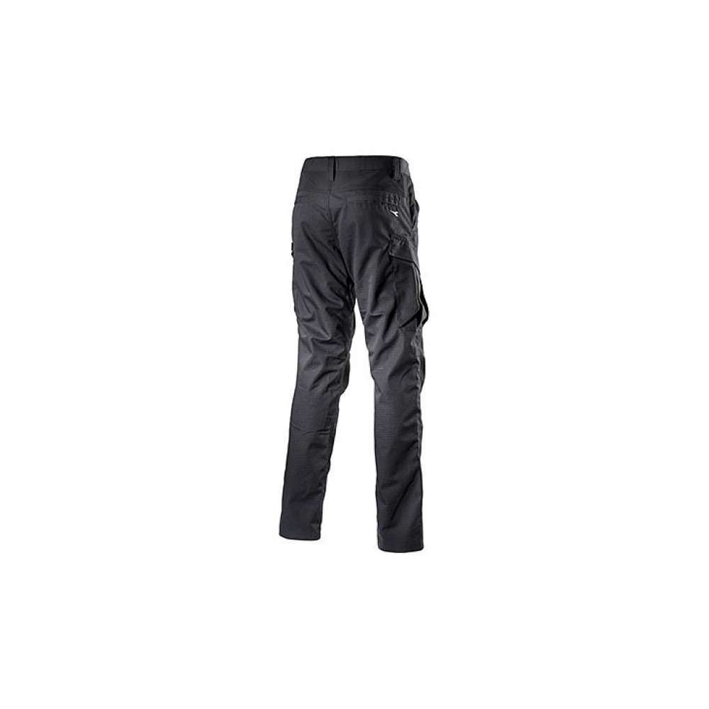 Pantaloni da lavoro stretch Utility Cargo Ripstop Nero - Diadora