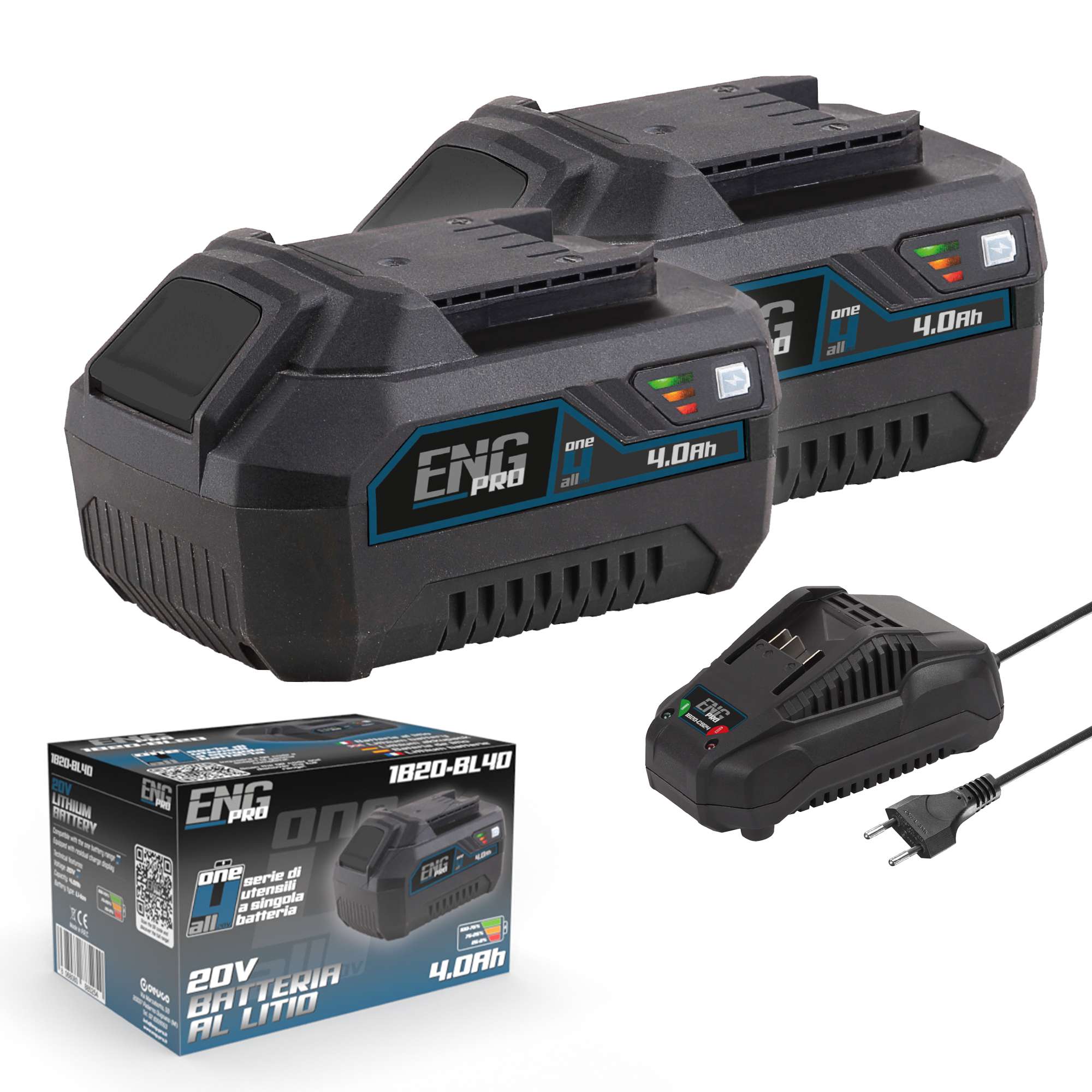 Batteria 20V 4.0 Ah ONE4ALL - ENG PRO