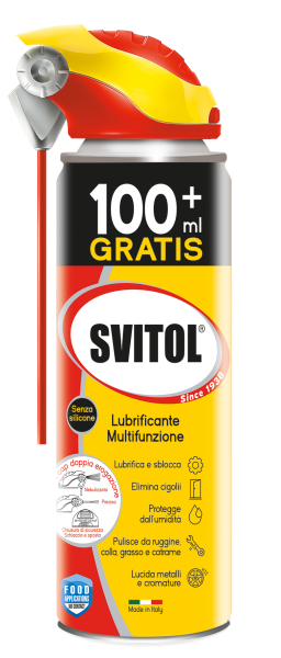 SVITOL Lubrificante sbloccante professionale spray 400+100ml. lucida e pulisce