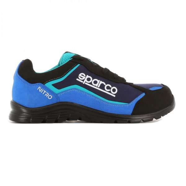 Sparco Scarpa da lavoro Antinfortunistica Unisex Azzurro Nero Nitro-S3 SRC 07522