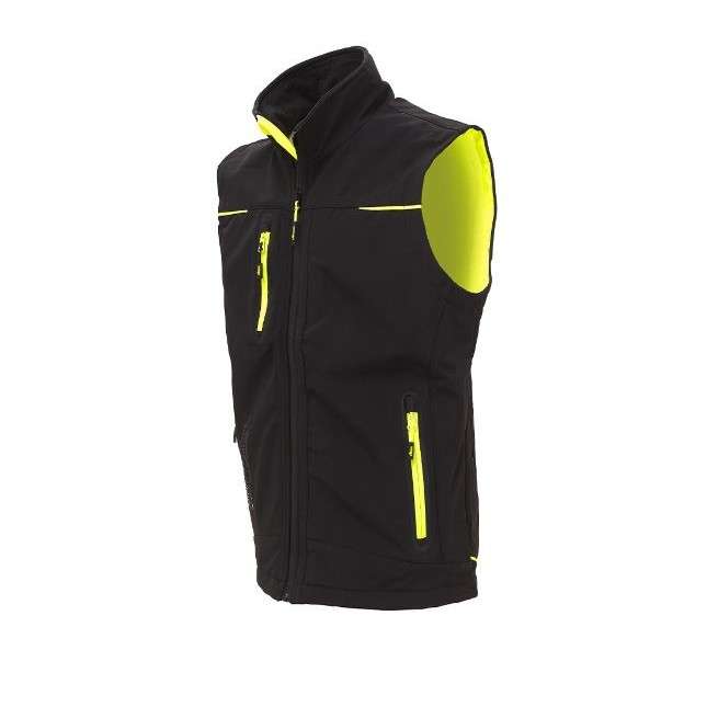 Gilet Black carbon in Softshell impermeabile - U-Power Universe