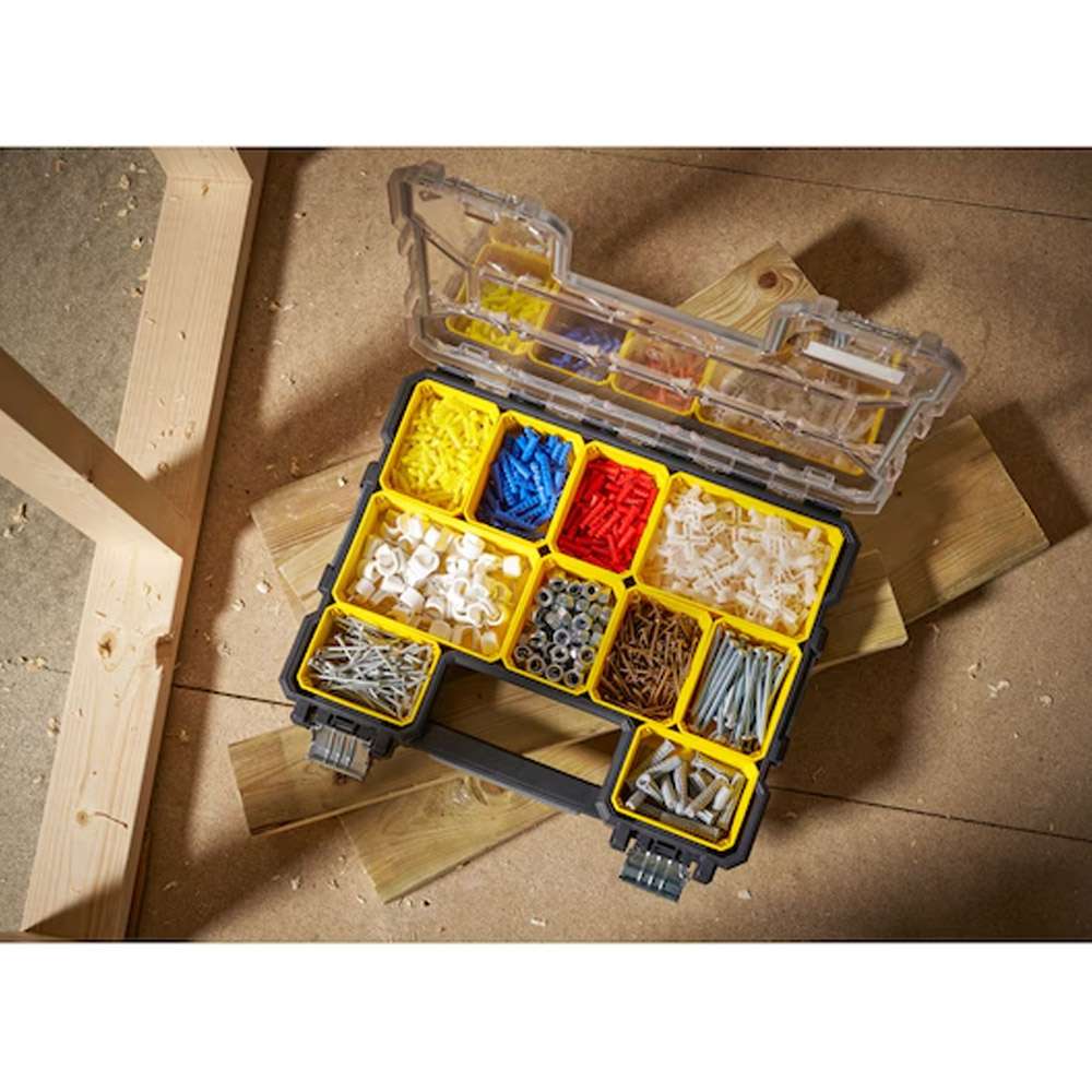 Valigetta organizer professionale con chiusure in metallo Stanley 97517