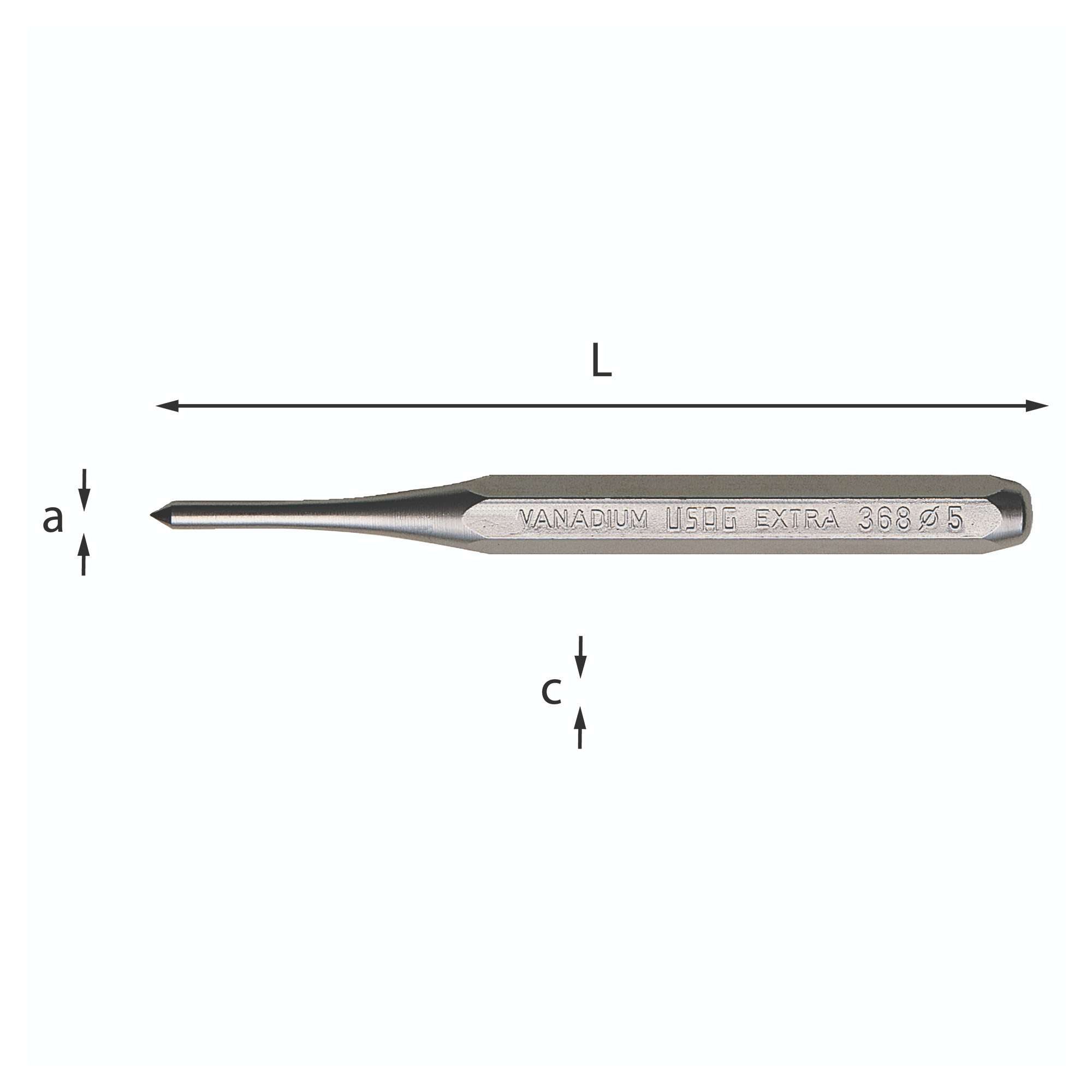 Bulini in accaio 3x100mm c 8mm - Usag 368